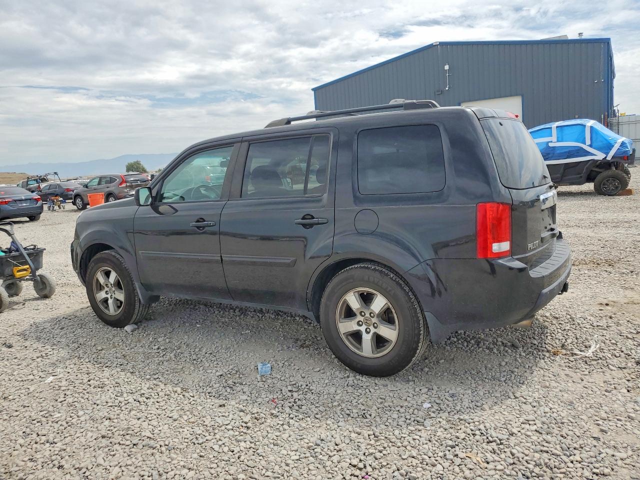 2011 Honda Pilot Exln Black vin: 5FNYF4H7XBB031125