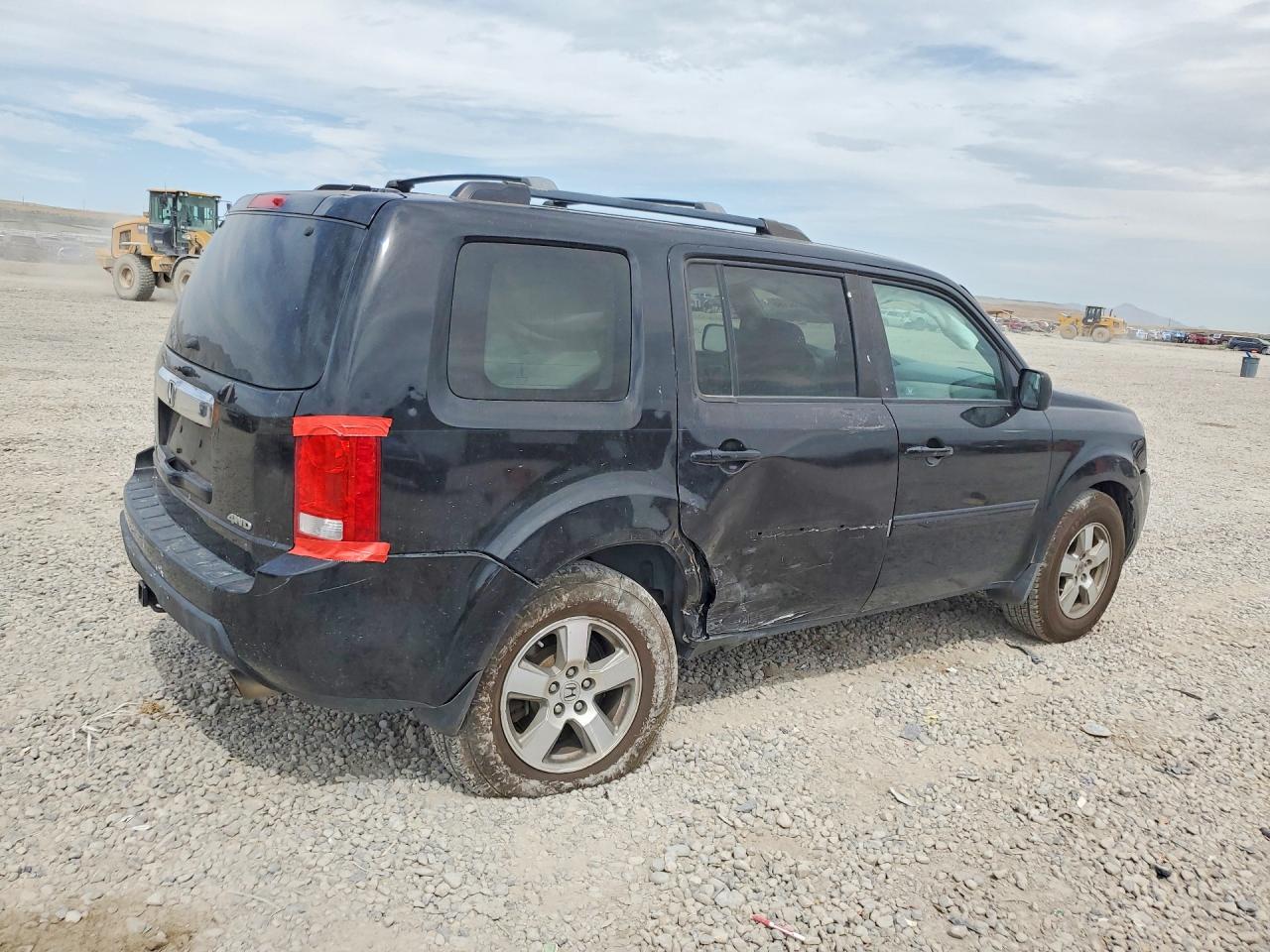2011 Honda Pilot Exln Black vin: 5FNYF4H7XBB031125