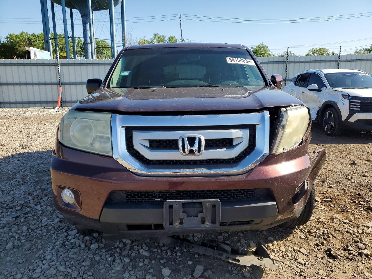2011 Honda Pilot Exln Burgundy vin: 5FNYF4H7XBB038107