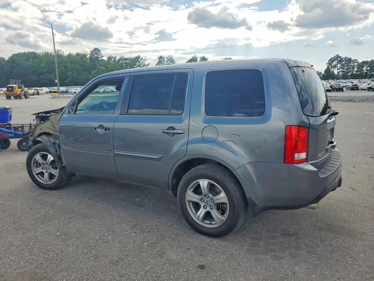 2012 Honda Pilot Exln Gray vin: 5FNYF4H7XCB019879