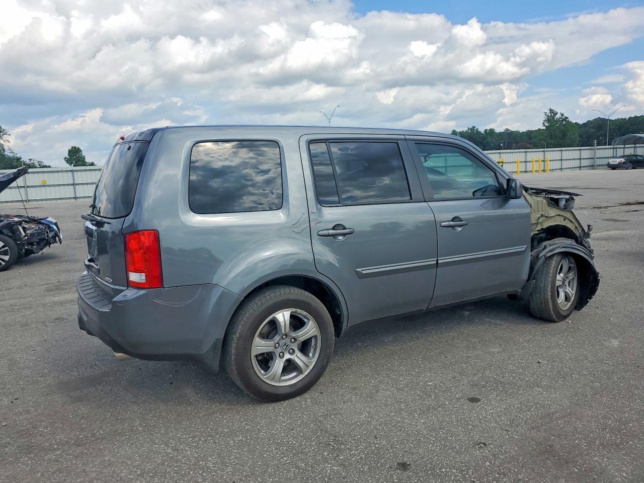 2012 Honda Pilot Exln Gray vin: 5FNYF4H7XCB019879