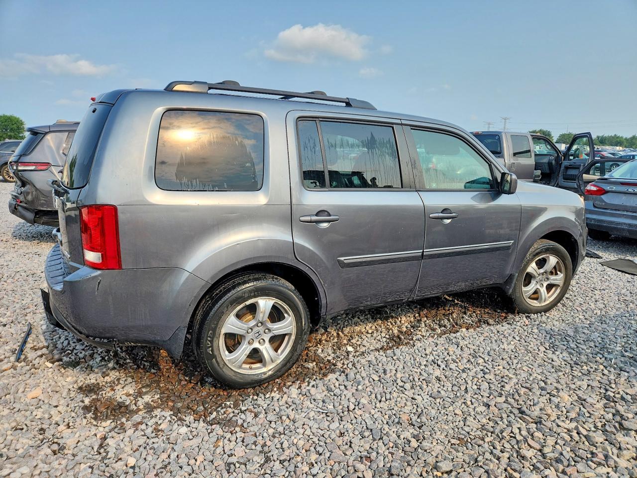 2012 Honda Pilot Exln Gray vin: 5FNYF4H7XCB032759