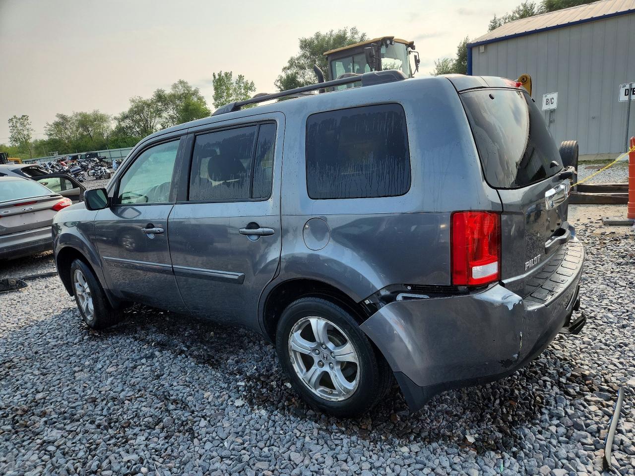 2012 Honda Pilot Exln Gray vin: 5FNYF4H7XCB032759