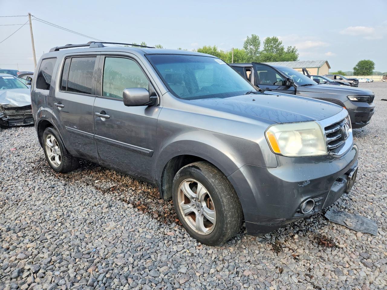 2012 Honda Pilot Exln Gray vin: 5FNYF4H7XCB032759