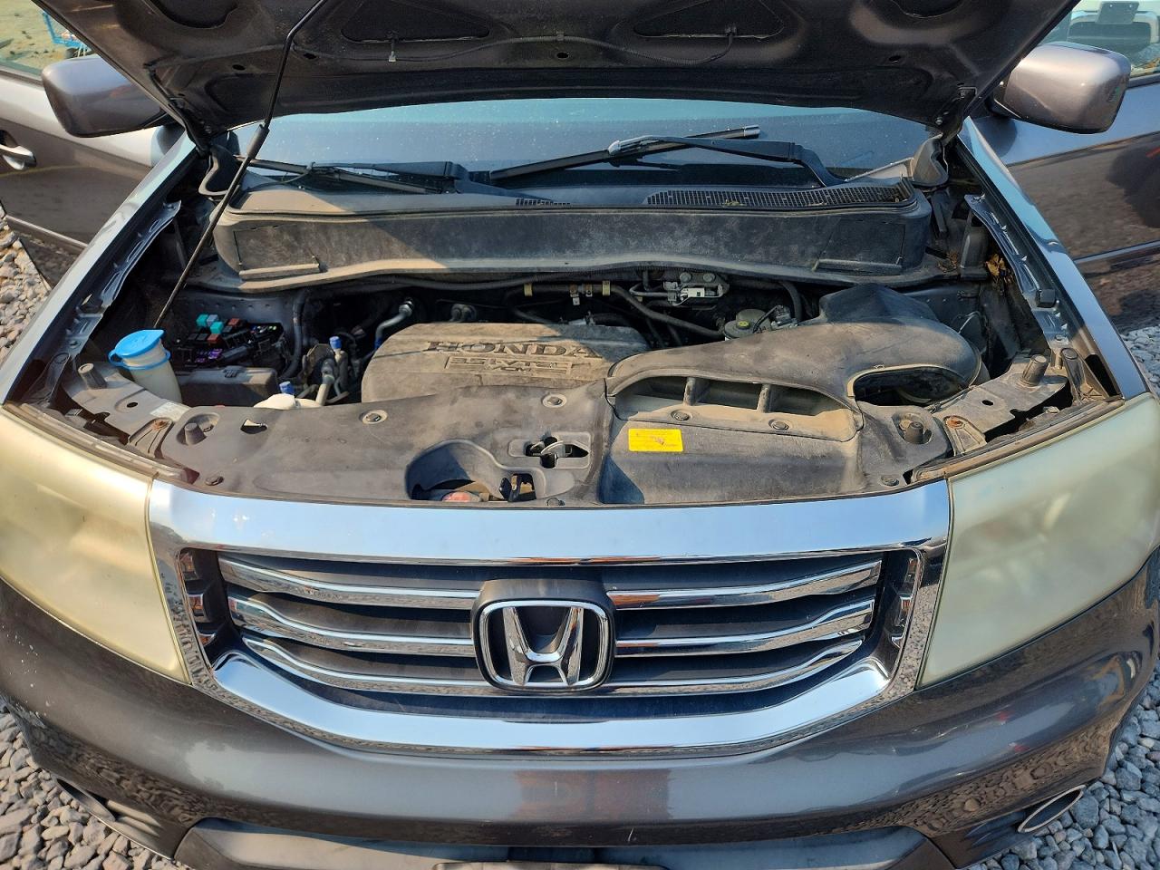 2012 Honda Pilot Exln Gray vin: 5FNYF4H7XCB032759