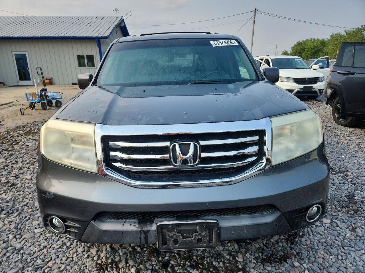 2012 Honda Pilot Exln Gray vin: 5FNYF4H7XCB032759