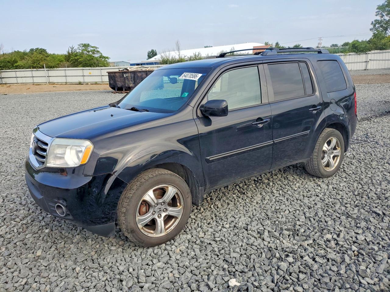 2013 Honda Pilot Exln Black vin: 5FNYF4H7XDB020273