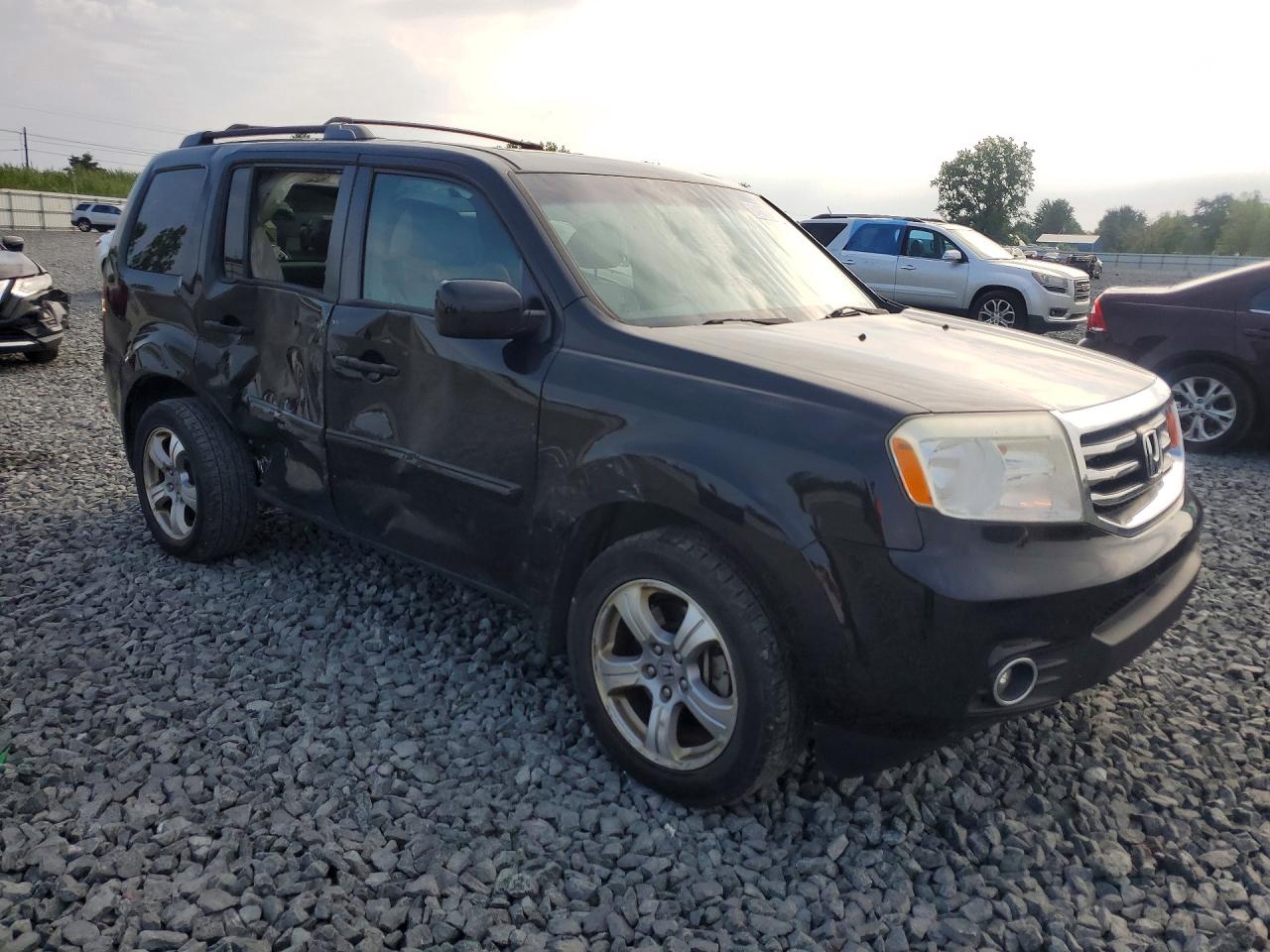 2013 Honda Pilot Exln Black vin: 5FNYF4H7XDB020273