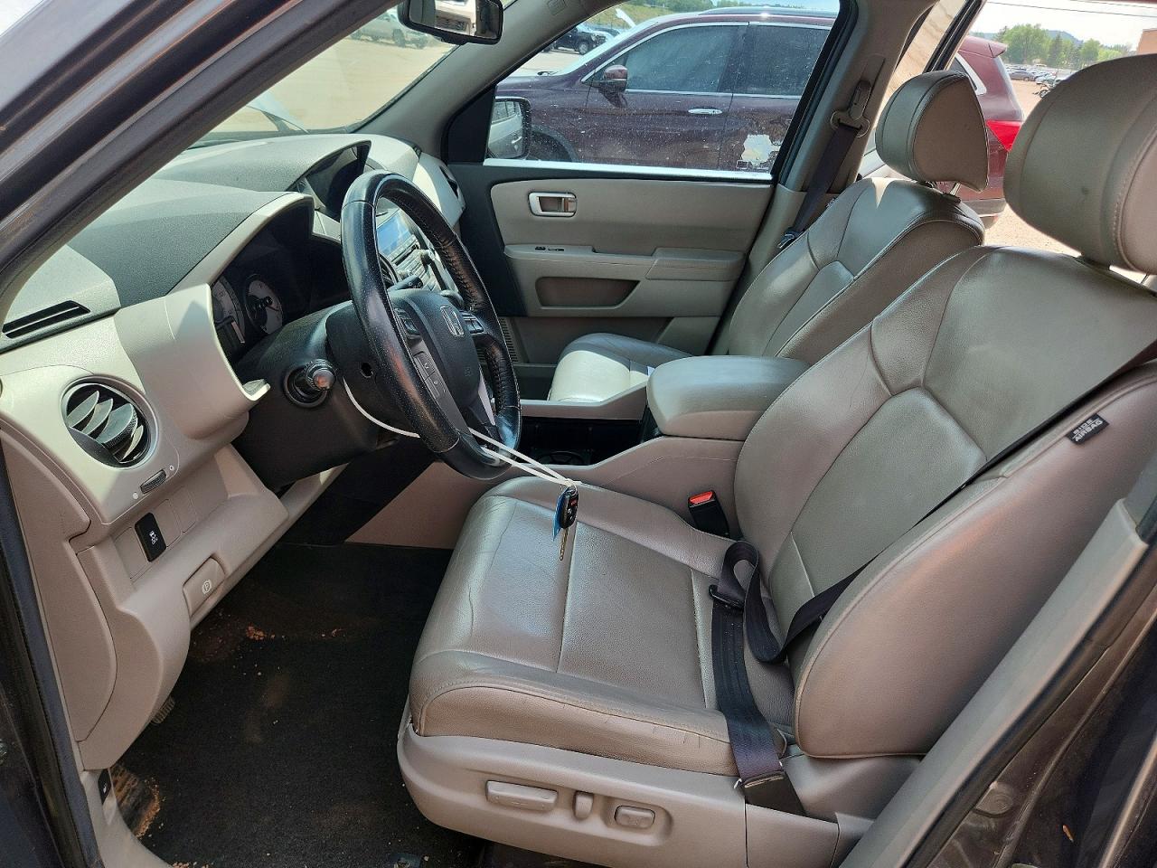 2013 Honda Pilot Exln Gray vin: 5FNYF4H7XDB024288