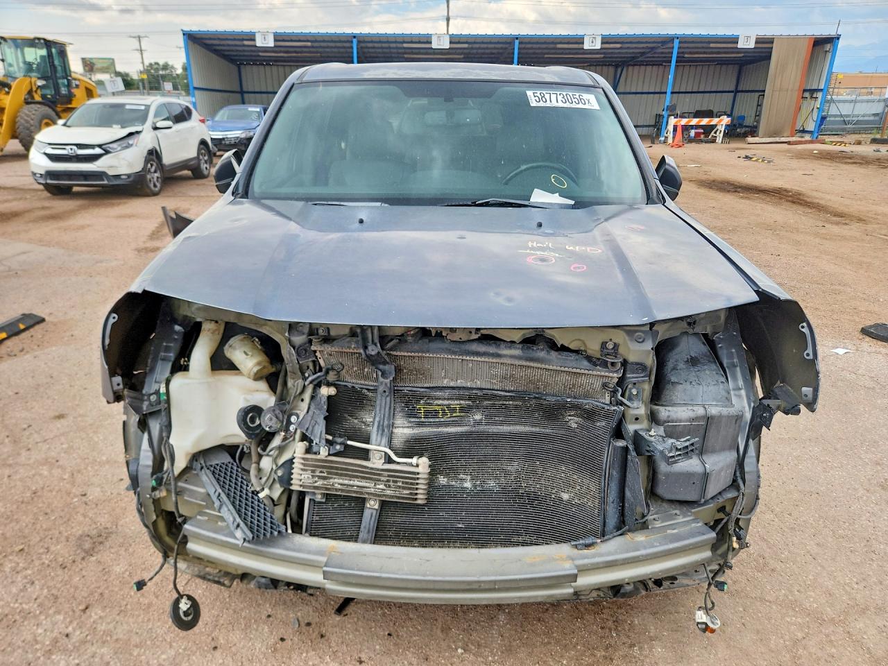 2013 Honda Pilot Exln Gray vin: 5FNYF4H7XDB024288