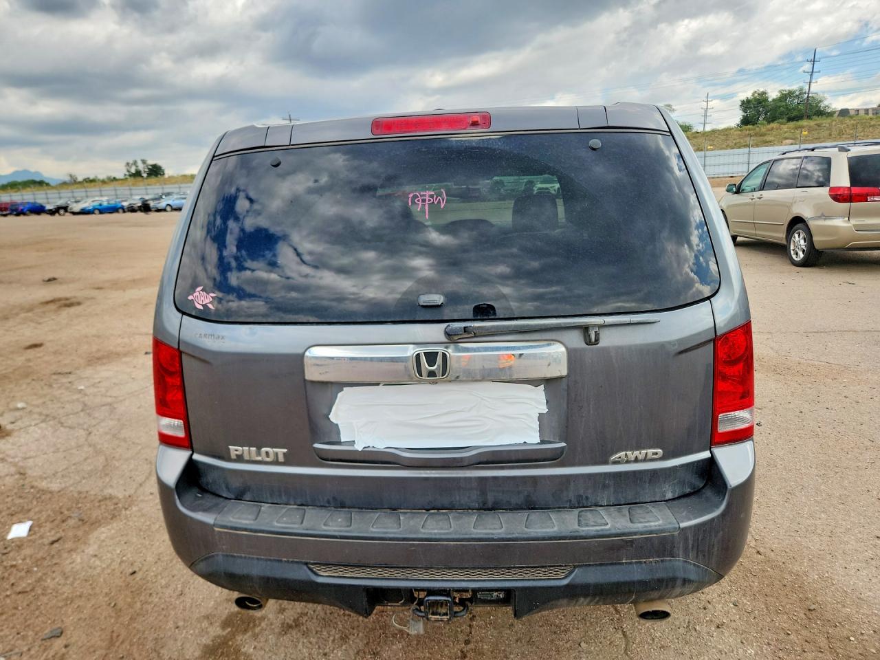 2013 Honda Pilot Exln Gray vin: 5FNYF4H7XDB024288