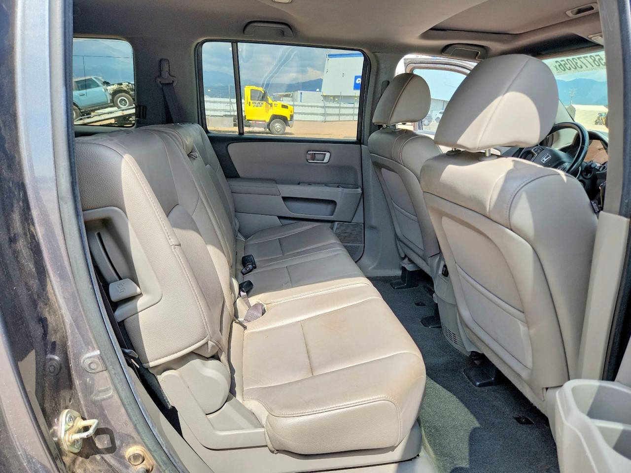 2013 Honda Pilot Exln Gray vin: 5FNYF4H7XDB024288