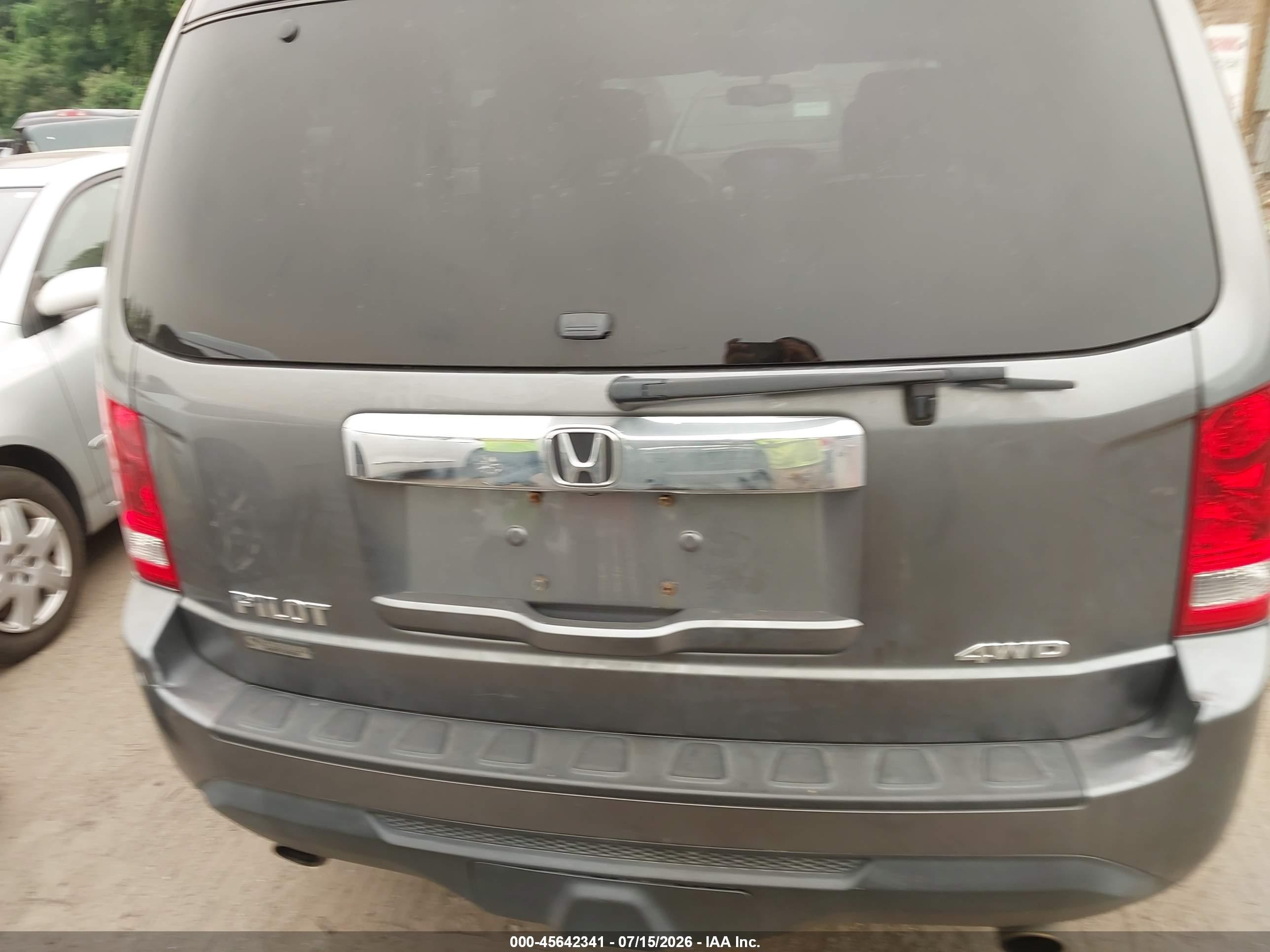2013 Honda Pilot Ex-l Gray vin: 5FNYF4H7XDB076732