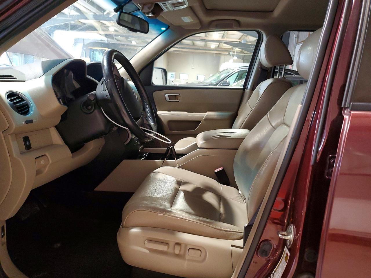 2013 Honda Pilot Exln Burgundy vin: 5FNYF4H7XDB081851