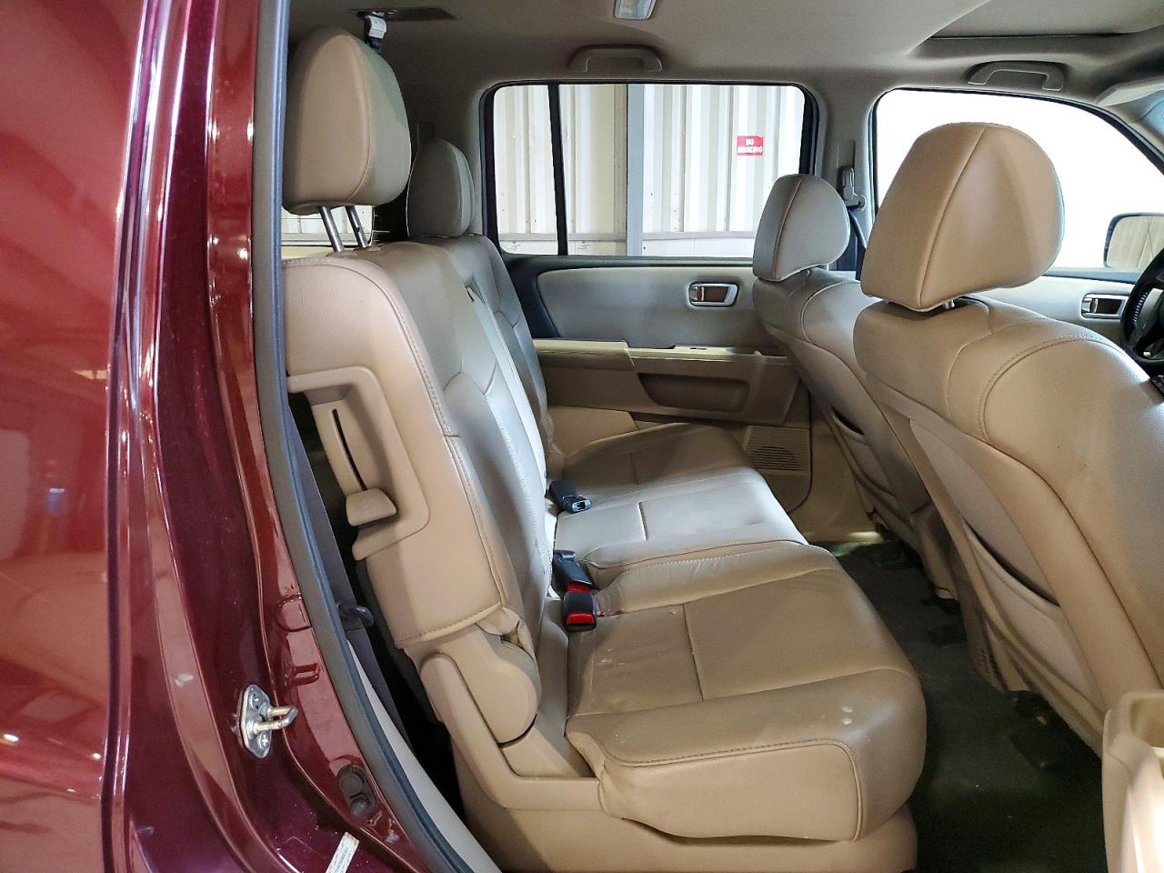 2013 Honda Pilot Exln Burgundy vin: 5FNYF4H7XDB081851