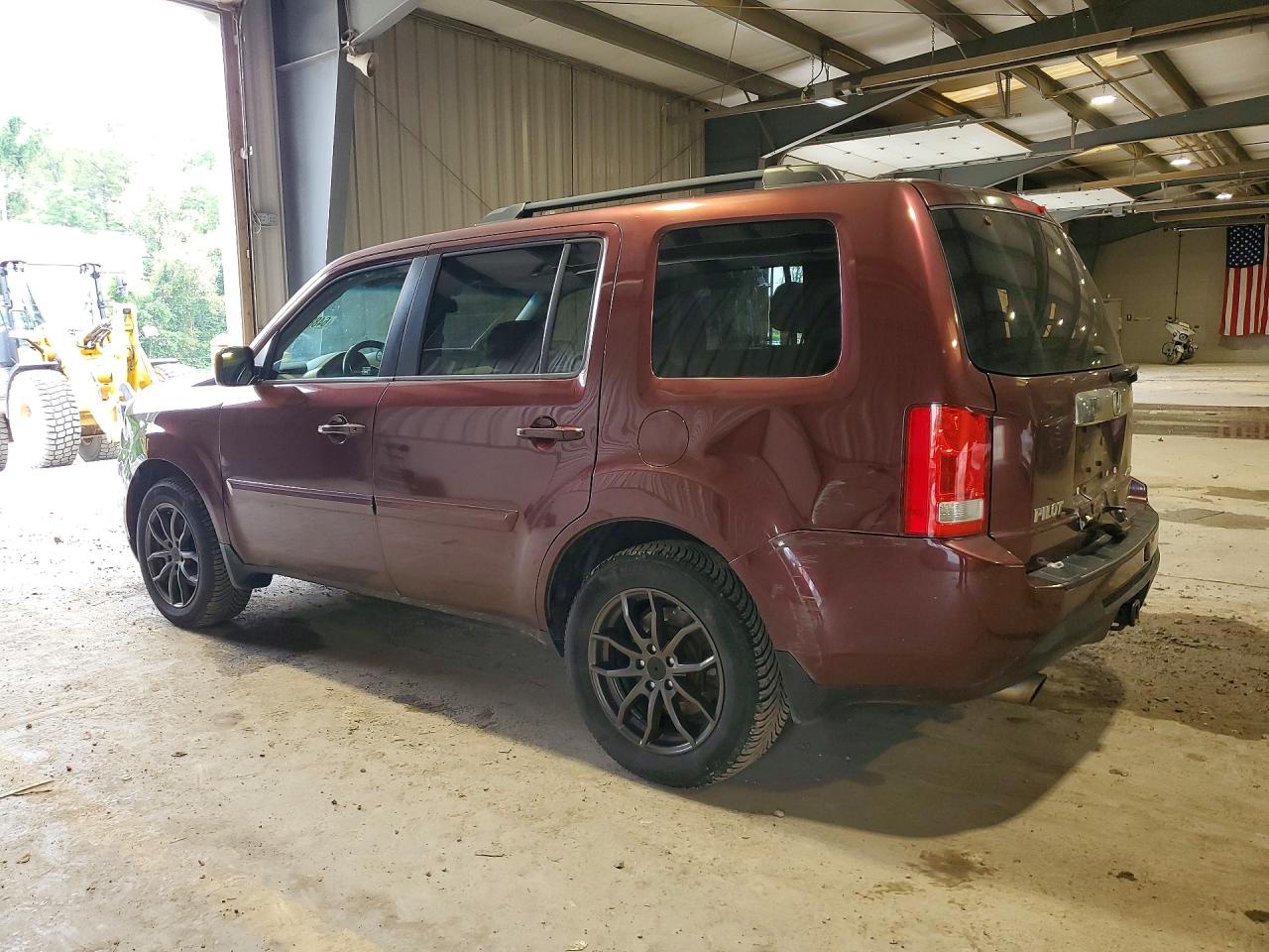 2013 Honda Pilot Exln Burgundy vin: 5FNYF4H7XDB081851