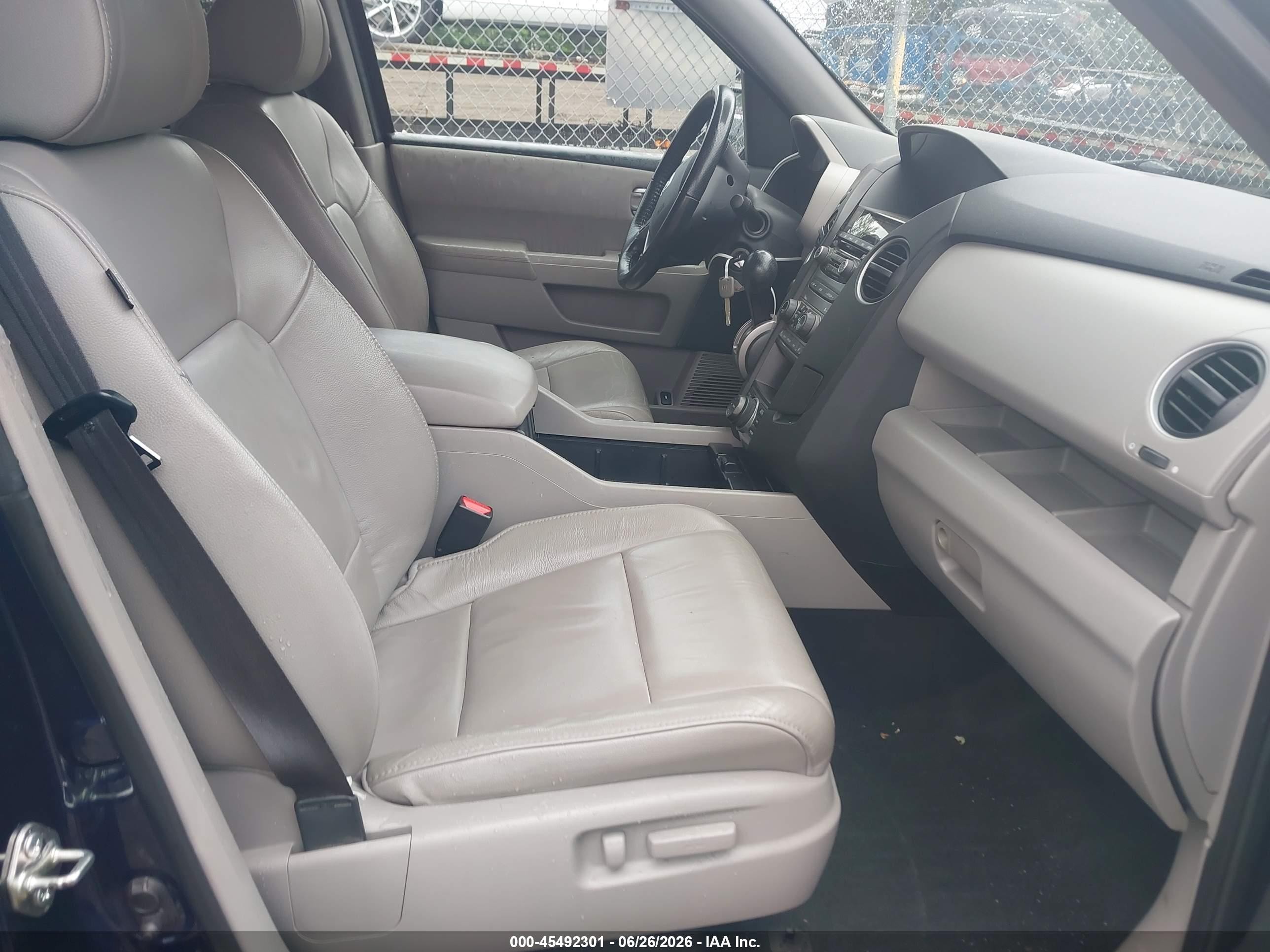 2014 Honda Pilot Ex-l Blue vin: 5FNYF4H7XEB056241