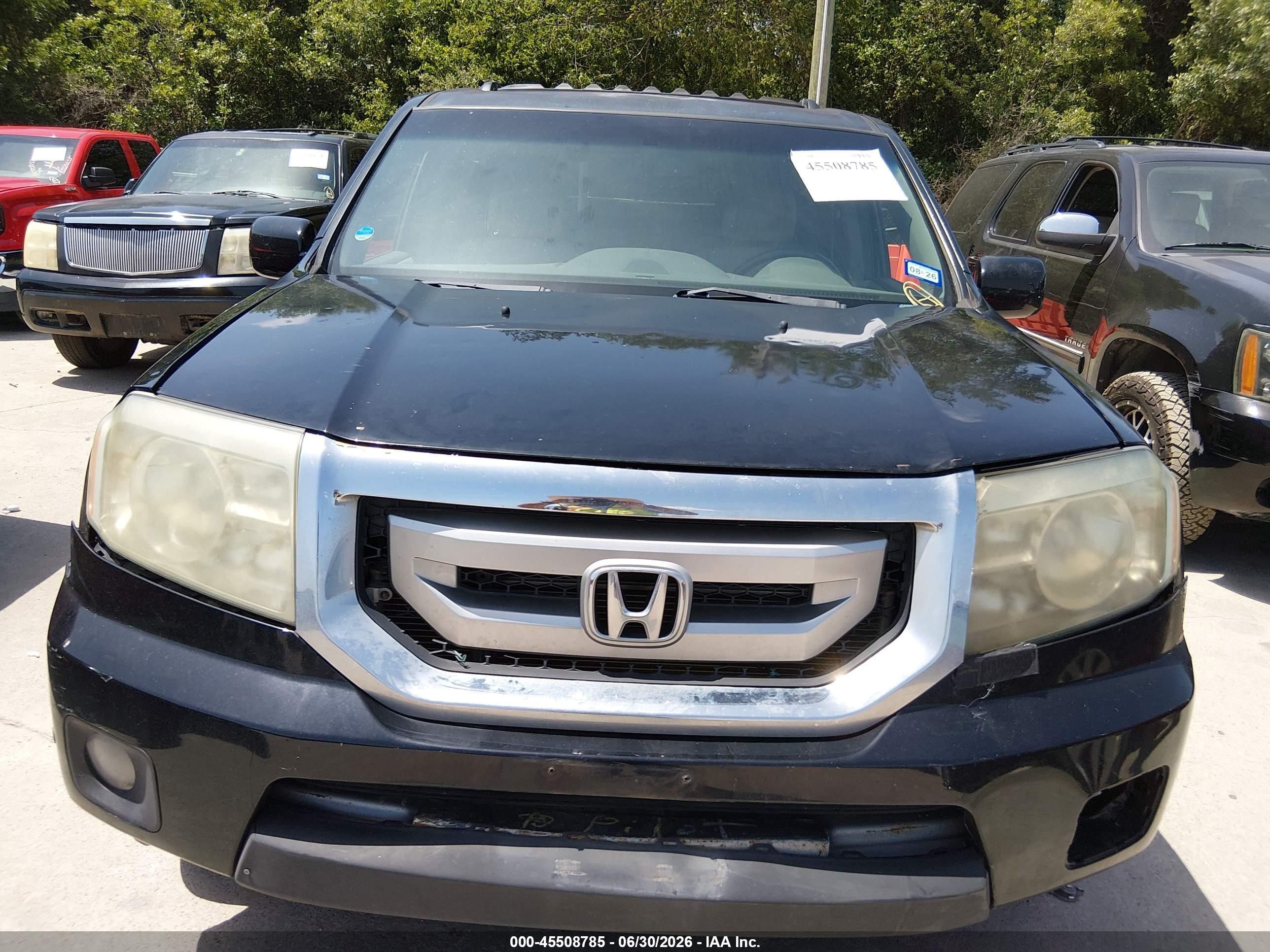 2010 Honda Pilot Touring Black vin: 5FNYF4H86AB025491