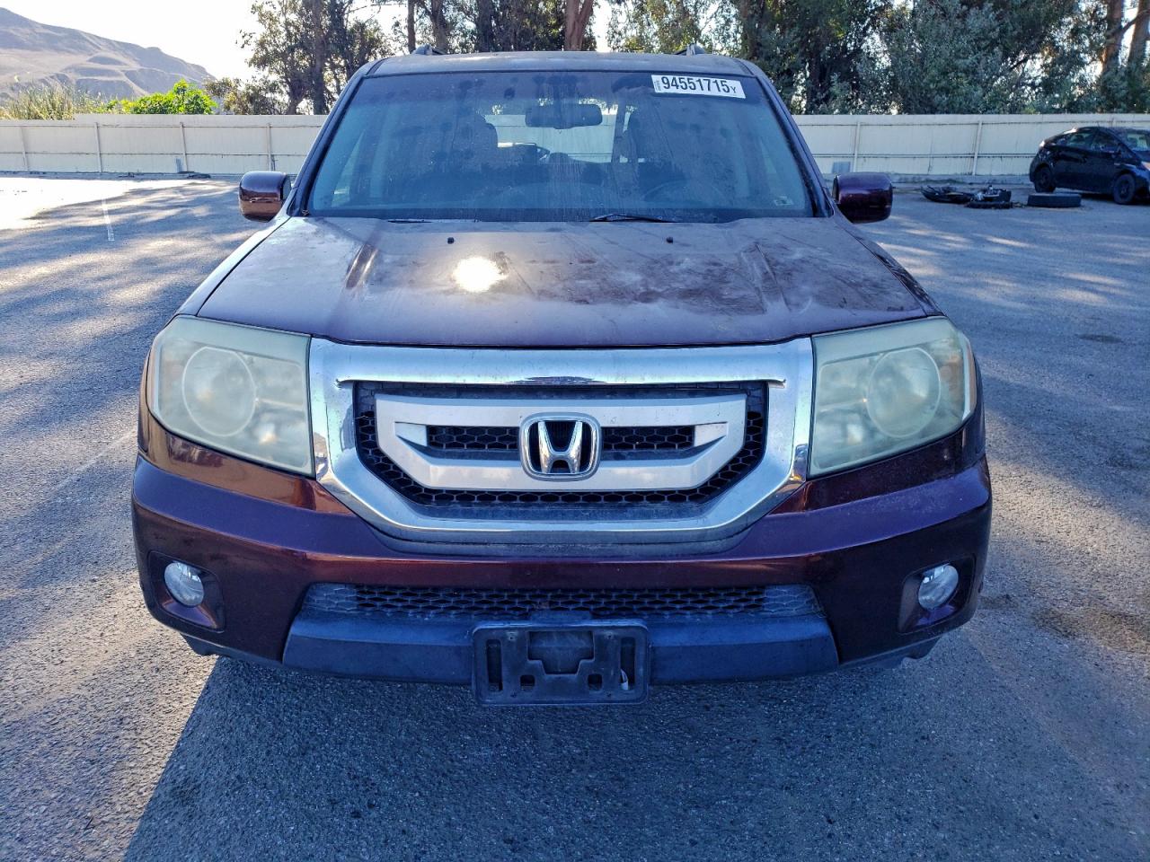 2010 Honda Pilot Touring Burgundy vin: 5FNYF4H90AB024796