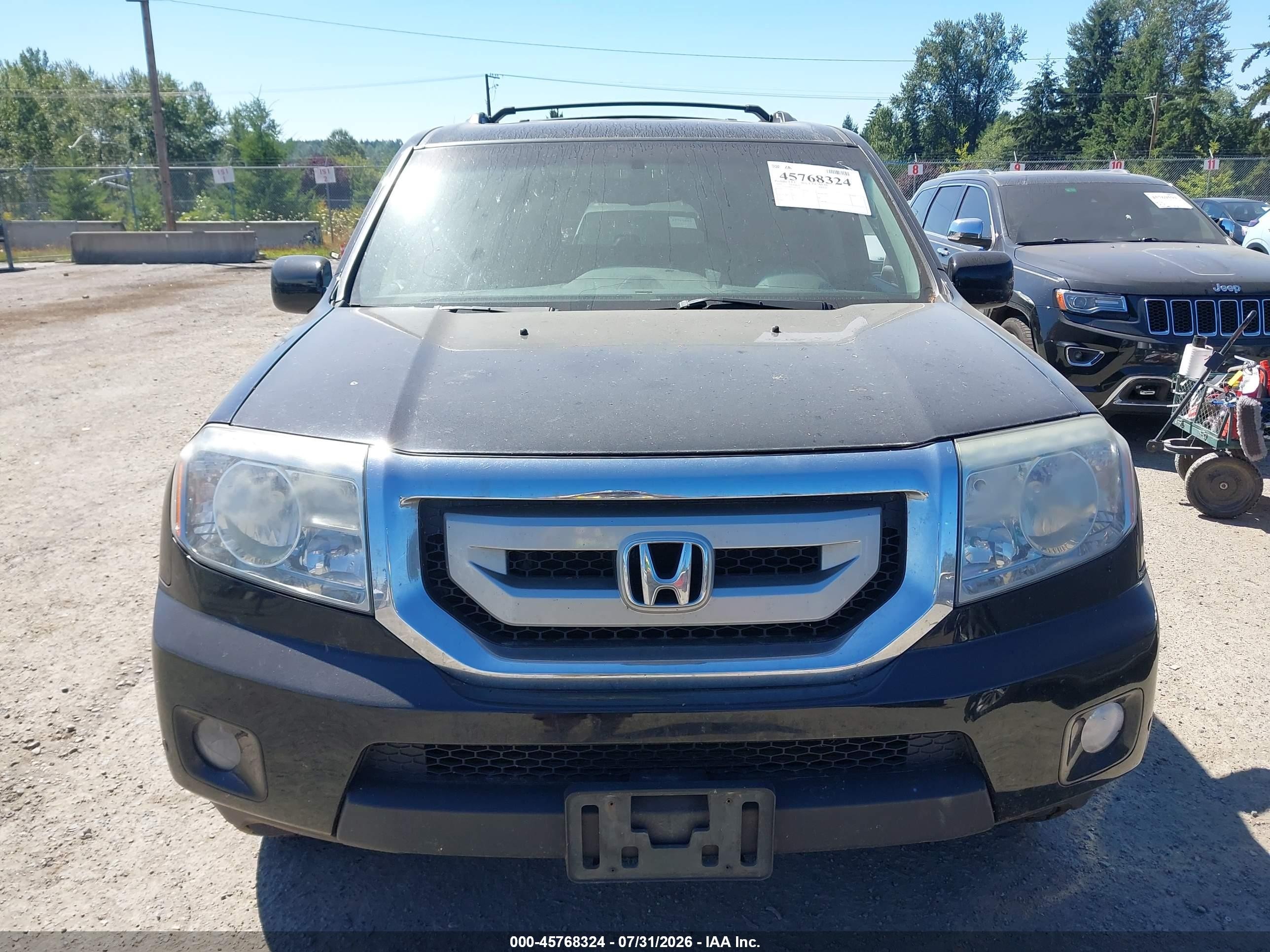 2010 Honda Pilot Touring Black vin: 5FNYF4H90AB033451