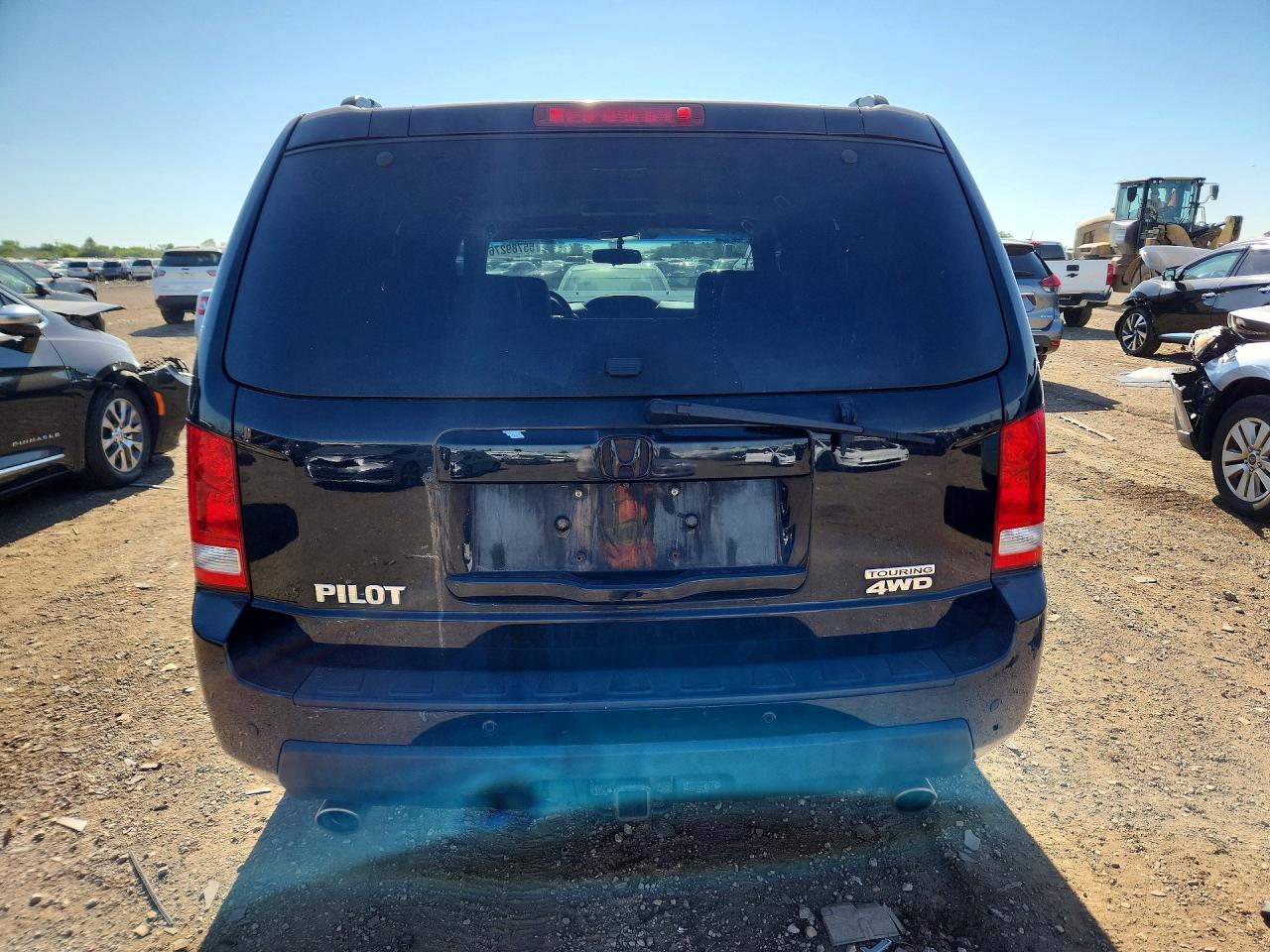 2011 Honda Pilot Touring Black vin: 5FNYF4H90BB003237