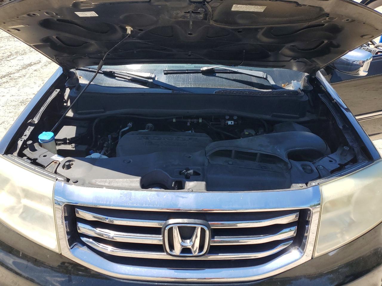 2012 Honda Pilot Touring Black vin: 5FNYF4H90CB028124