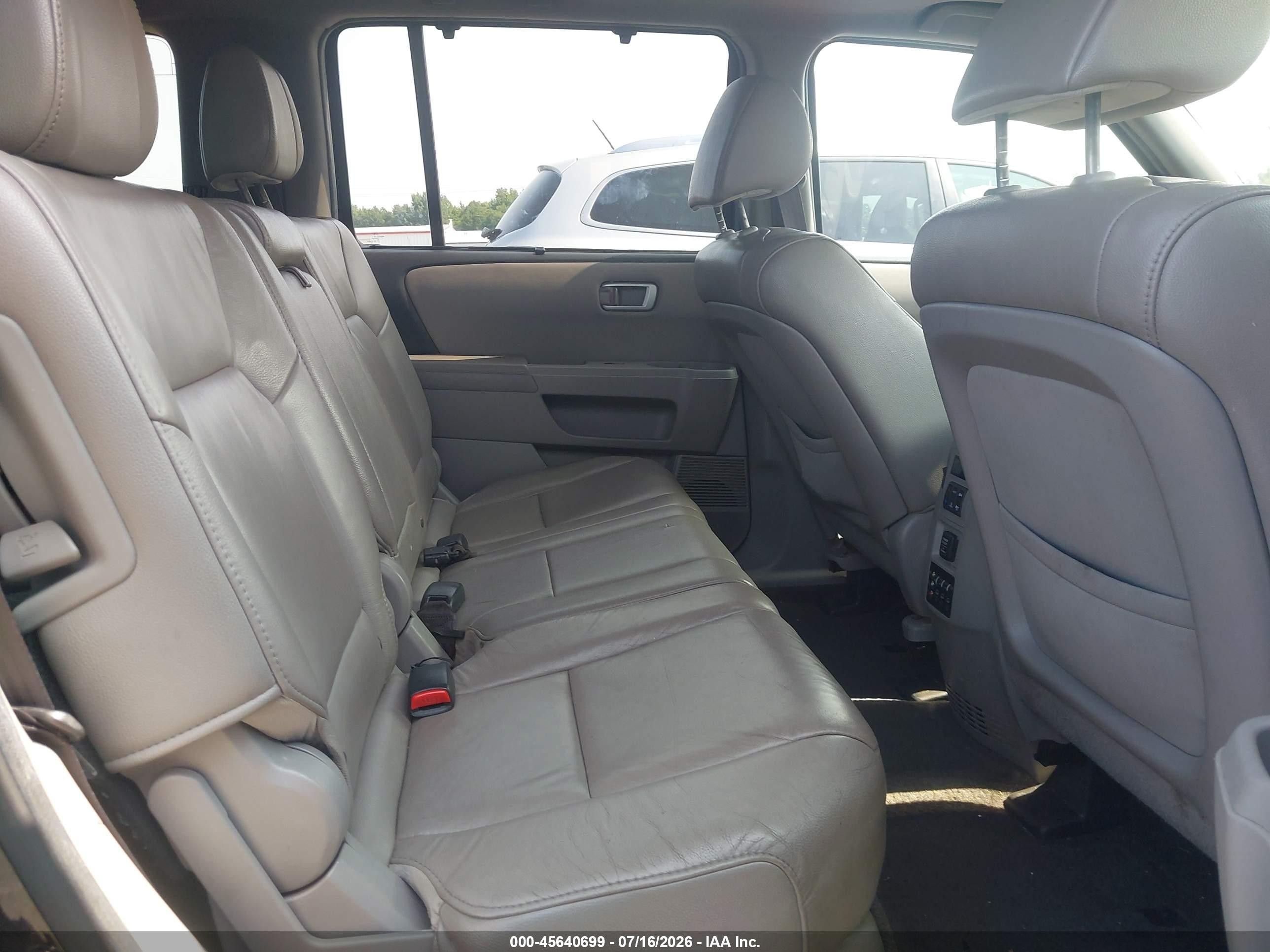 2013 Honda Pilot Touring Black vin: 5FNYF4H90DB008876