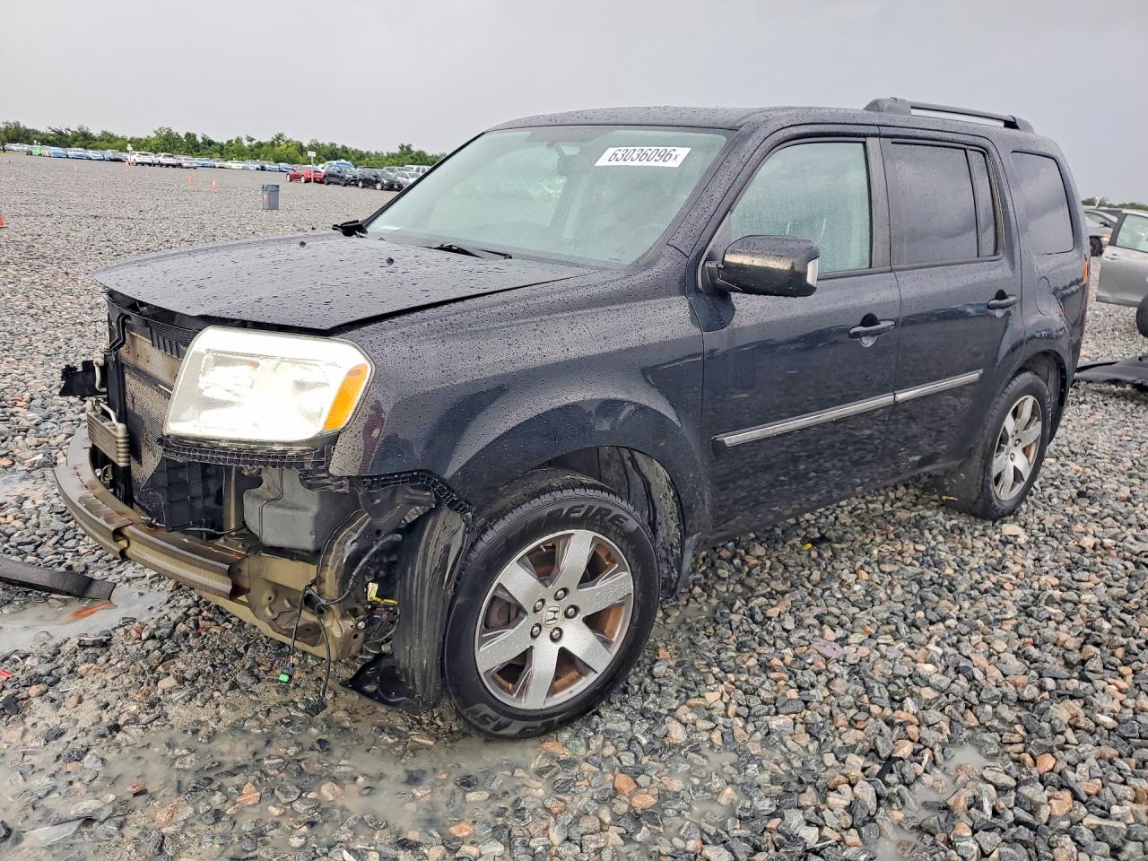 2013 Honda Pilot Touring Black vin: 5FNYF4H90DB026746