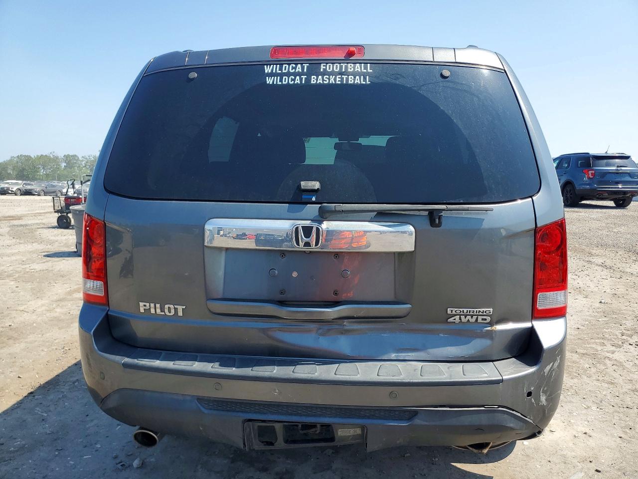 2013 Honda Pilot Touring Gray vin: 5FNYF4H90DB051856