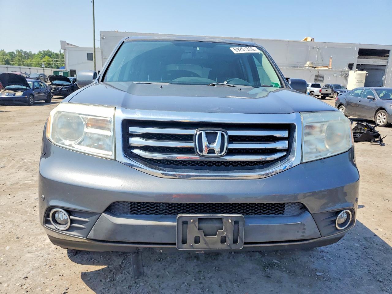 2013 Honda Pilot Touring Gray vin: 5FNYF4H90DB051856