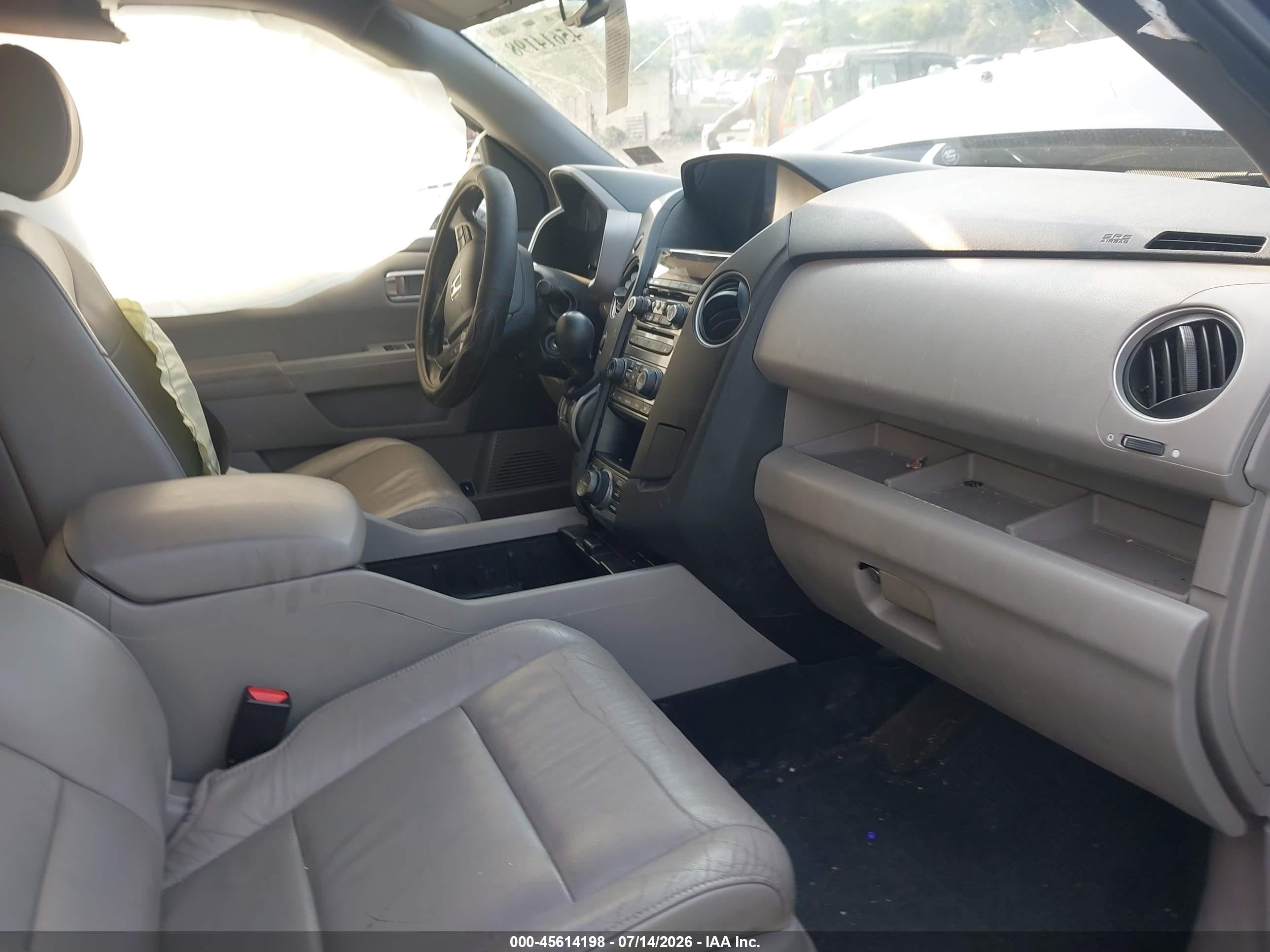 2013 Honda Pilot Touring Blue vin: 5FNYF4H90DB077650