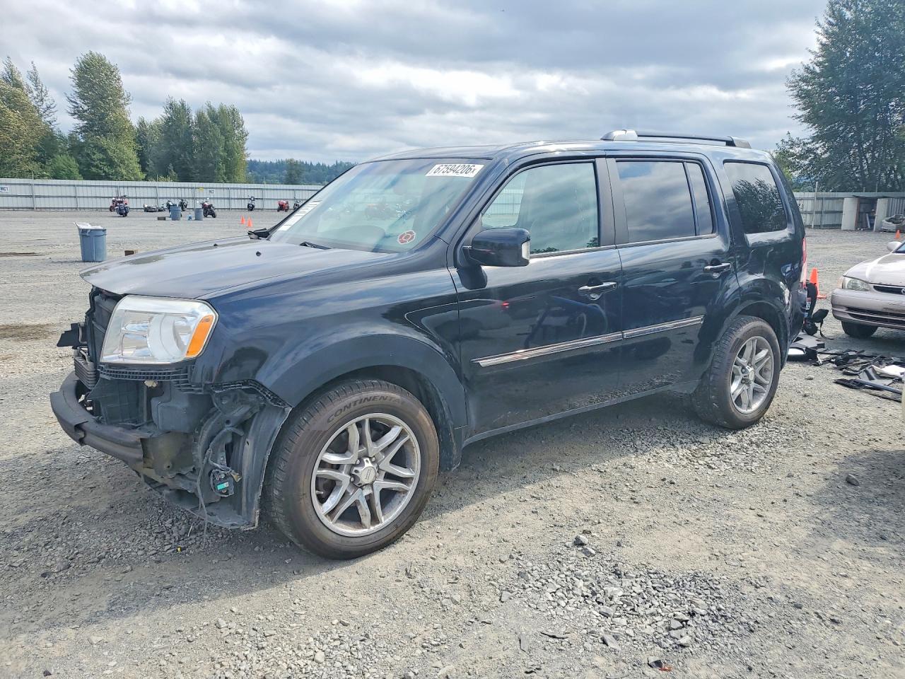 2014 Honda Pilot Touring Black vin: 5FNYF4H90EB019801