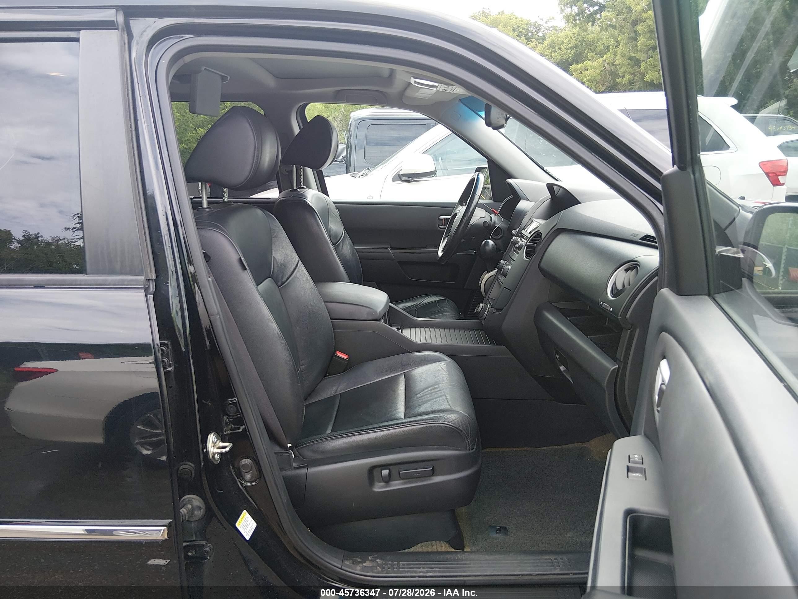 2014 Honda Pilot Touring Черный vin: 5FNYF4H90EB052362