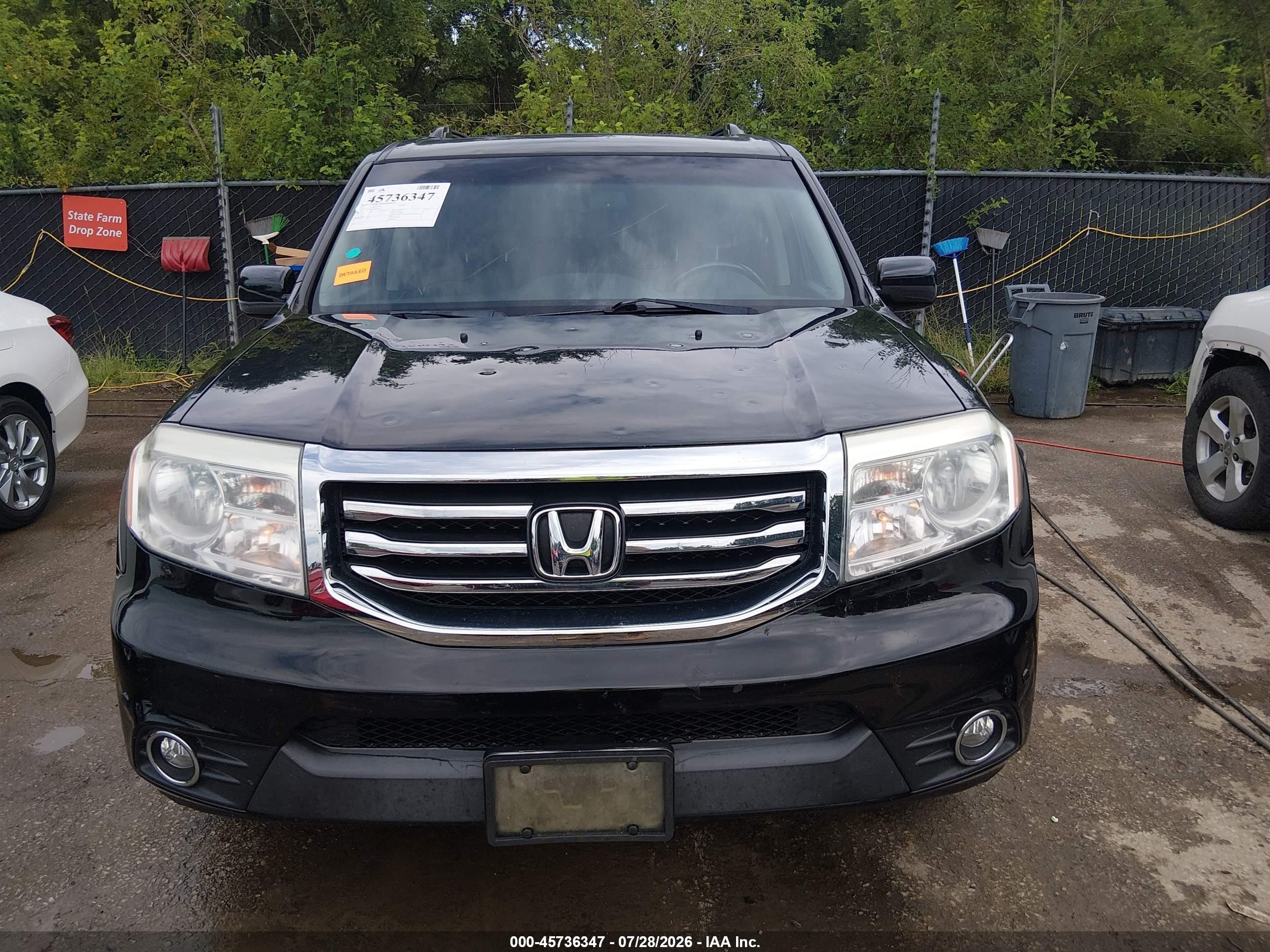 2014 Honda Pilot Touring Черный vin: 5FNYF4H90EB052362