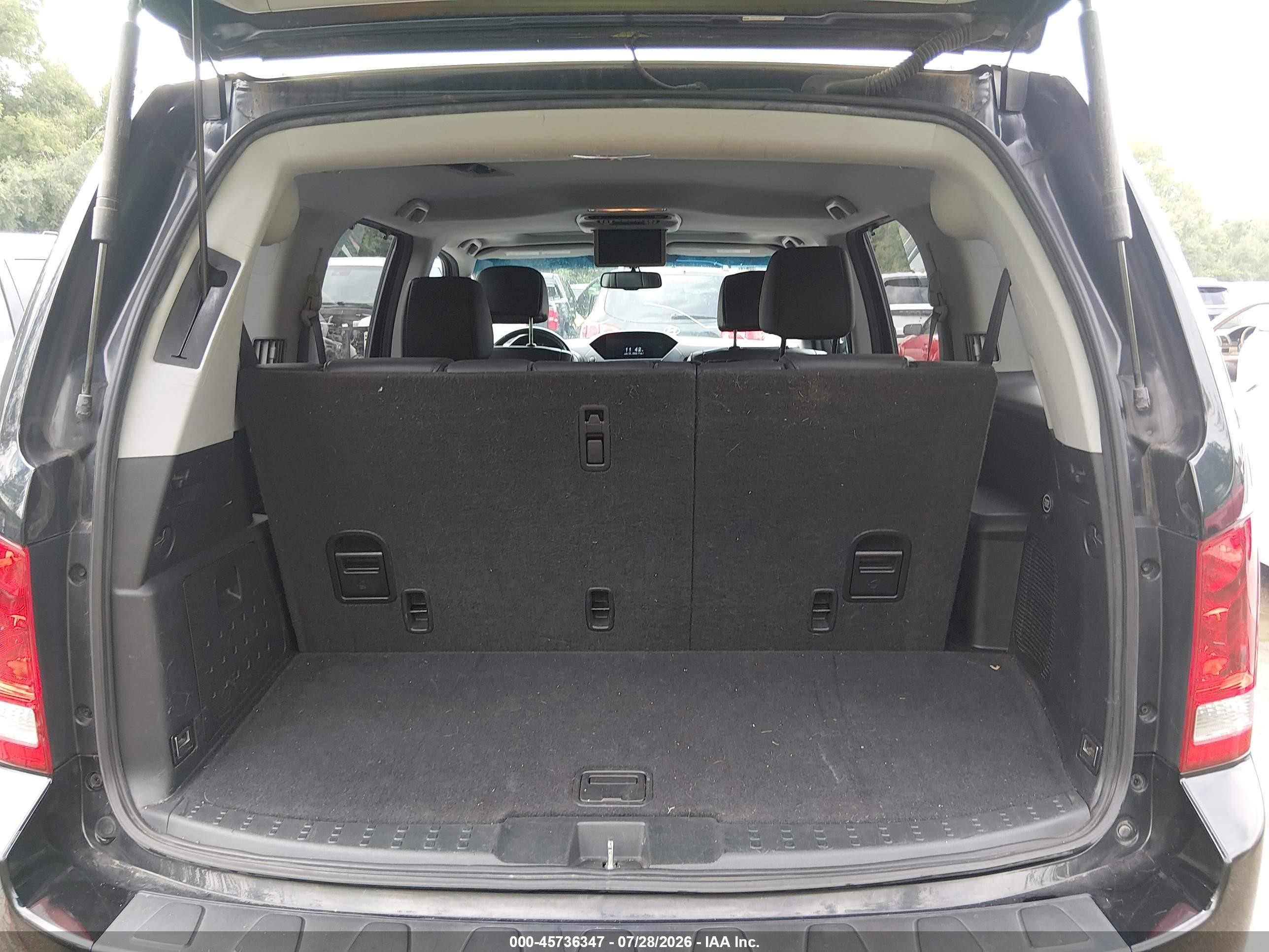 2014 Honda Pilot Touring Черный vin: 5FNYF4H90EB052362