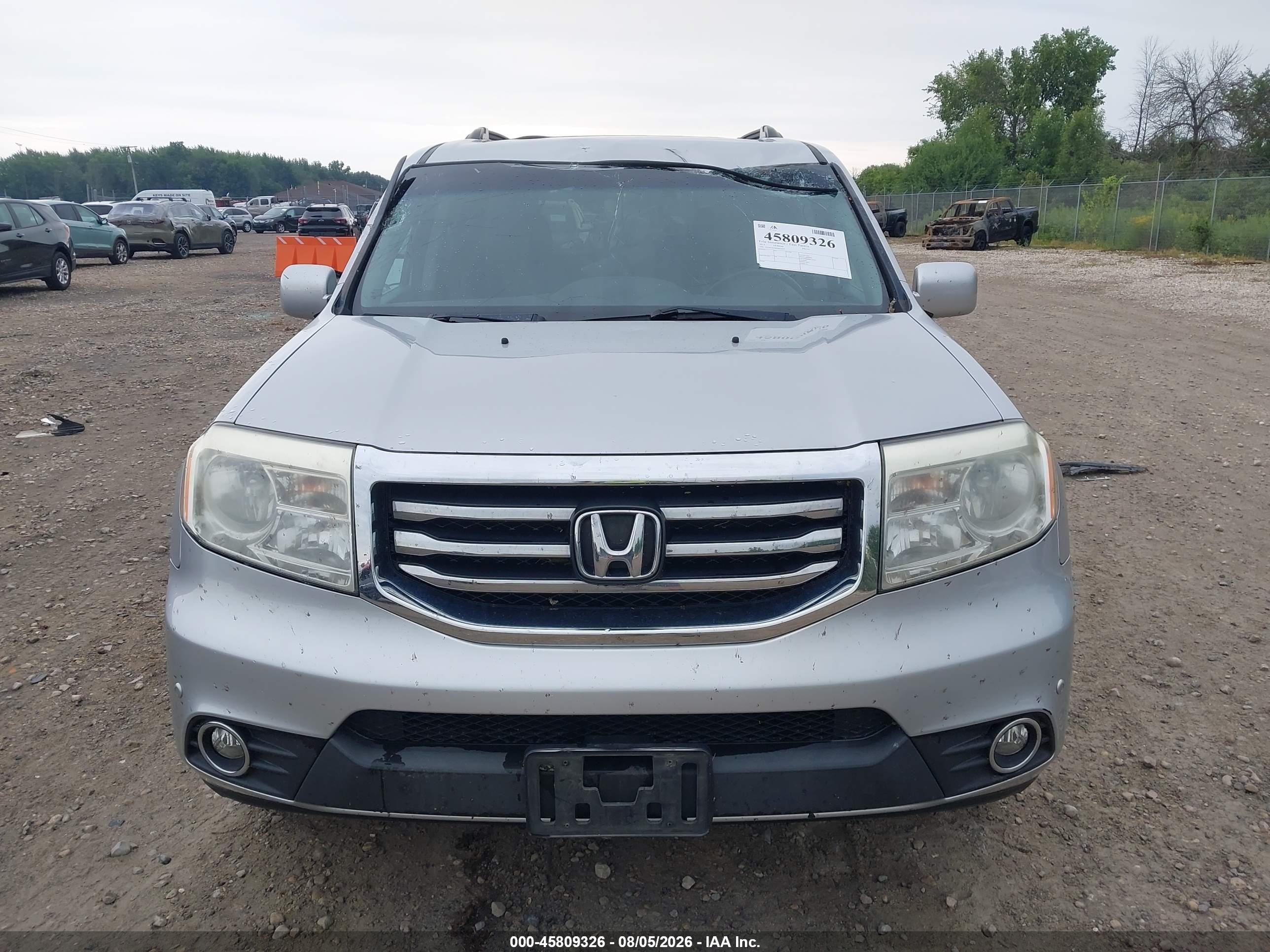 2015 Honda Pilot Touring Серебряный vin: 5FNYF4H90FB016222