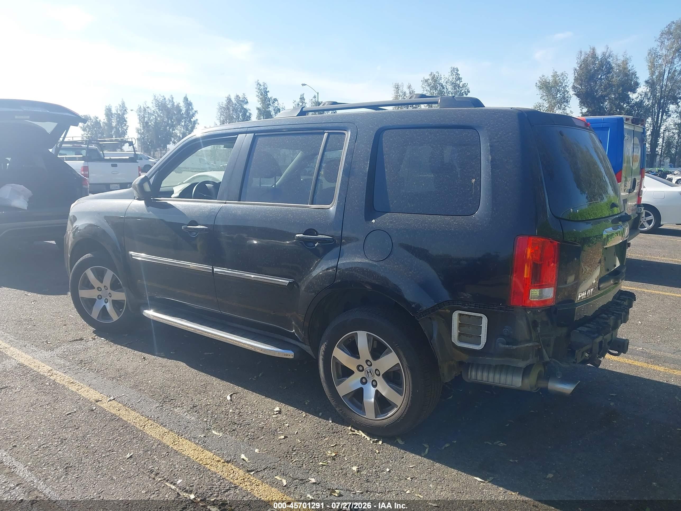 2015 Honda Pilot Touring Черный vin: 5FNYF4H90FB022103