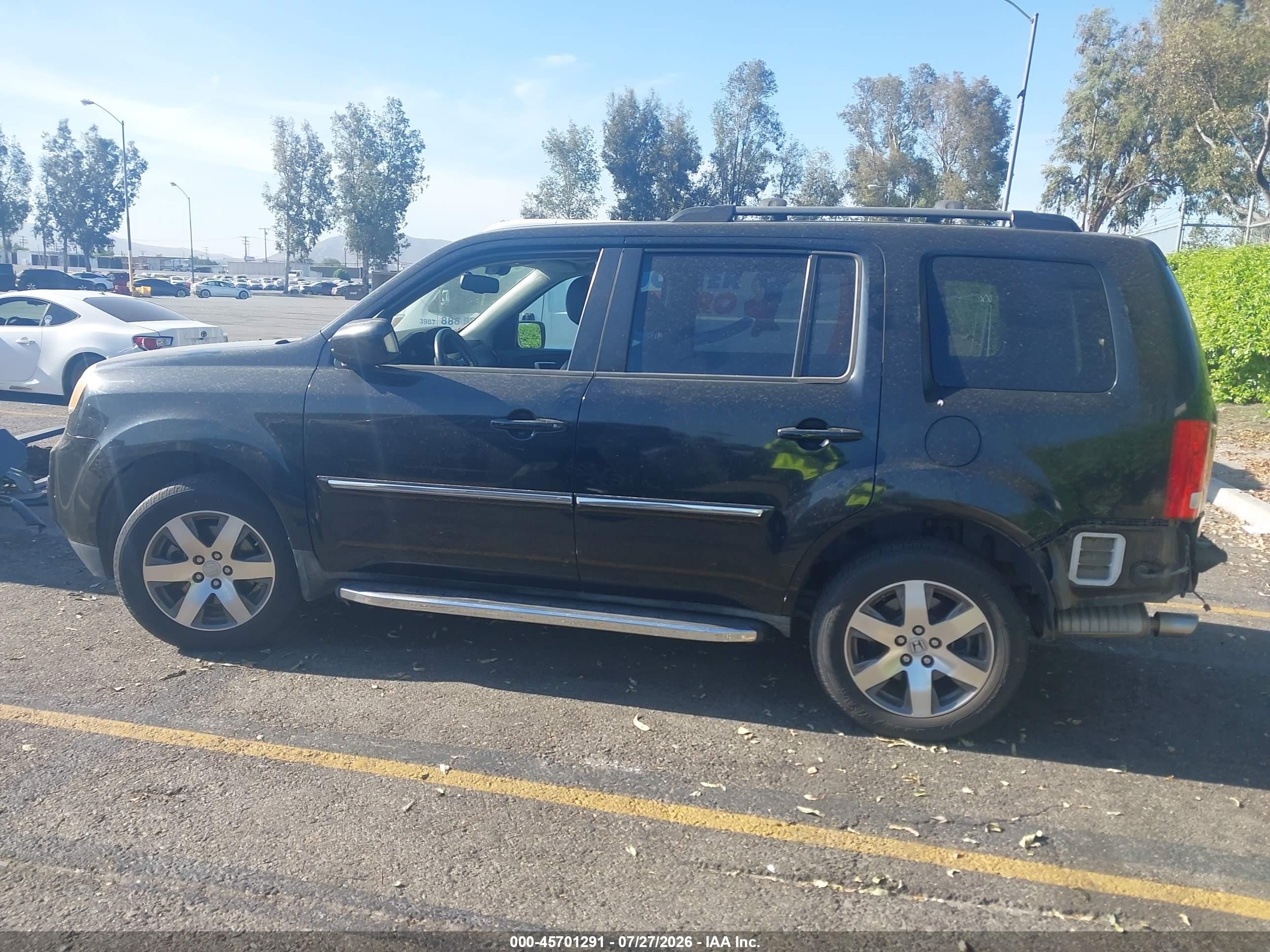 2015 Honda Pilot Touring Черный vin: 5FNYF4H90FB022103