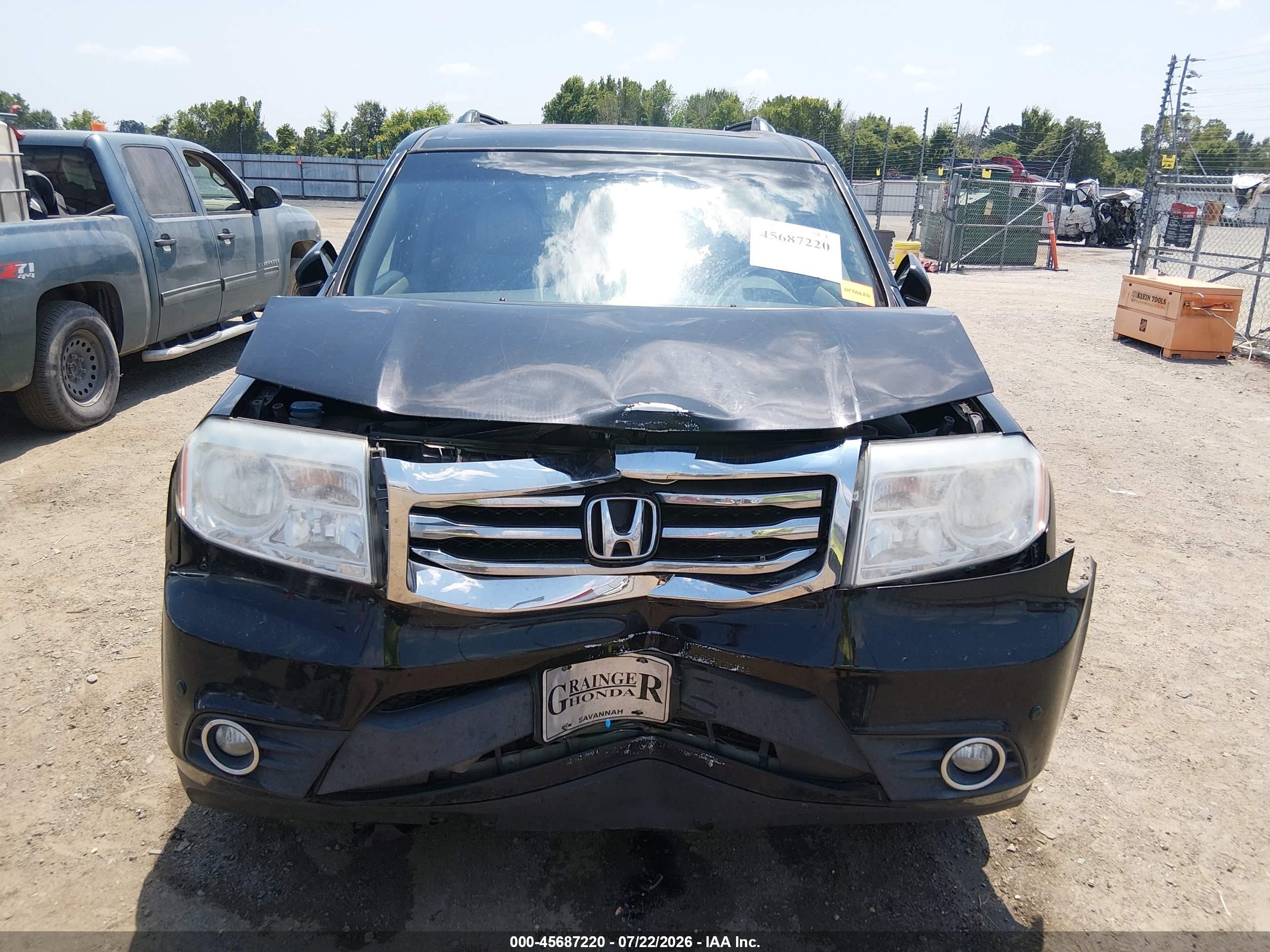 2015 Honda Pilot Touring Black vin: 5FNYF4H90FB039645