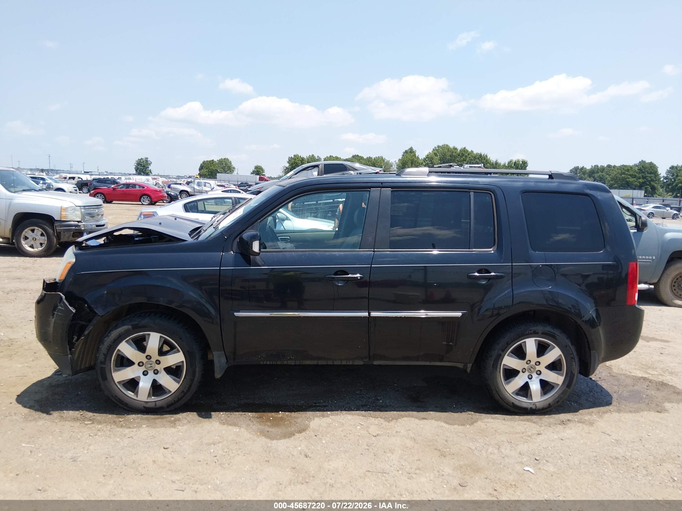 2015 Honda Pilot Touring Black vin: 5FNYF4H90FB039645