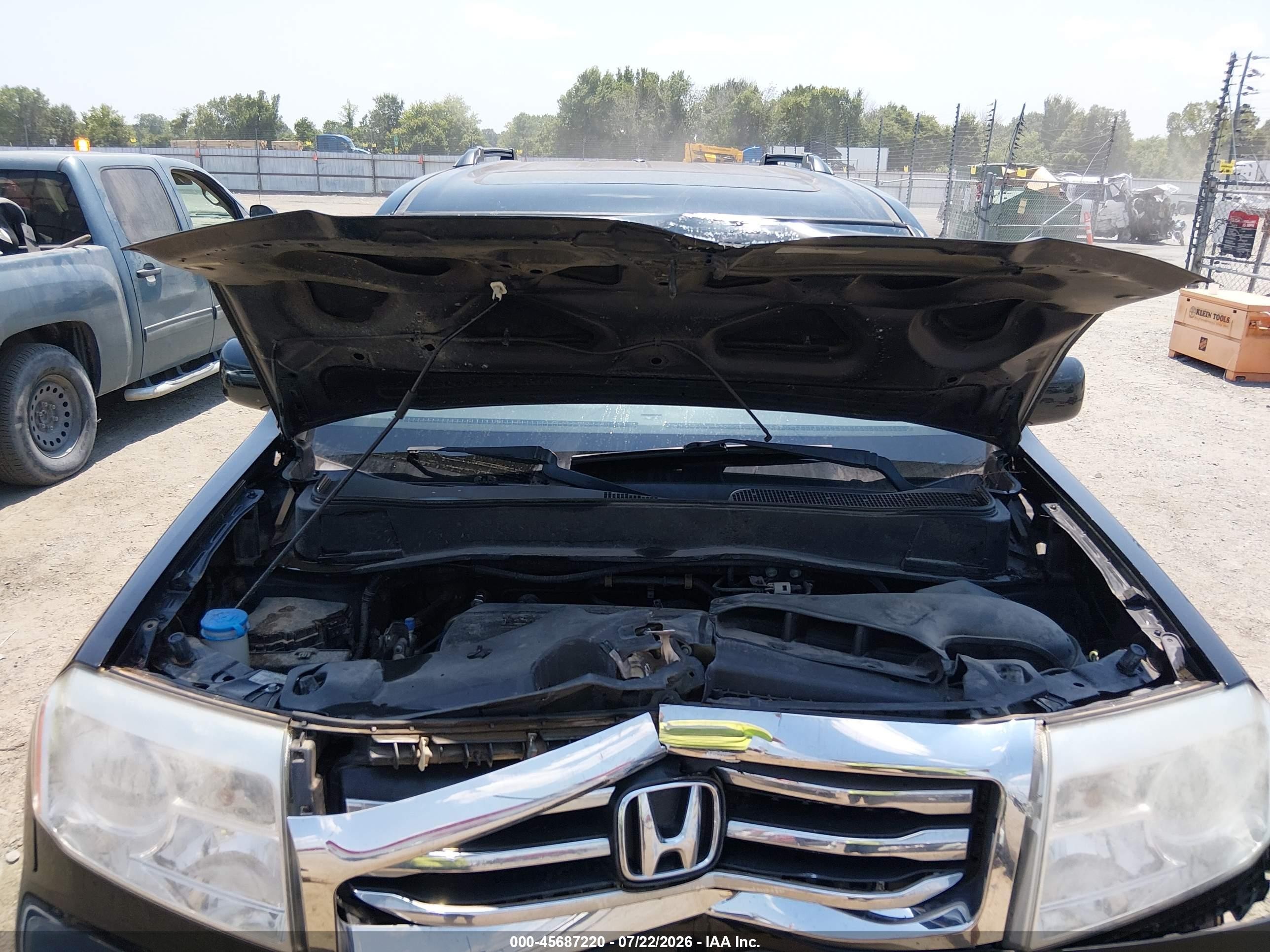 2015 Honda Pilot Touring Black vin: 5FNYF4H90FB039645
