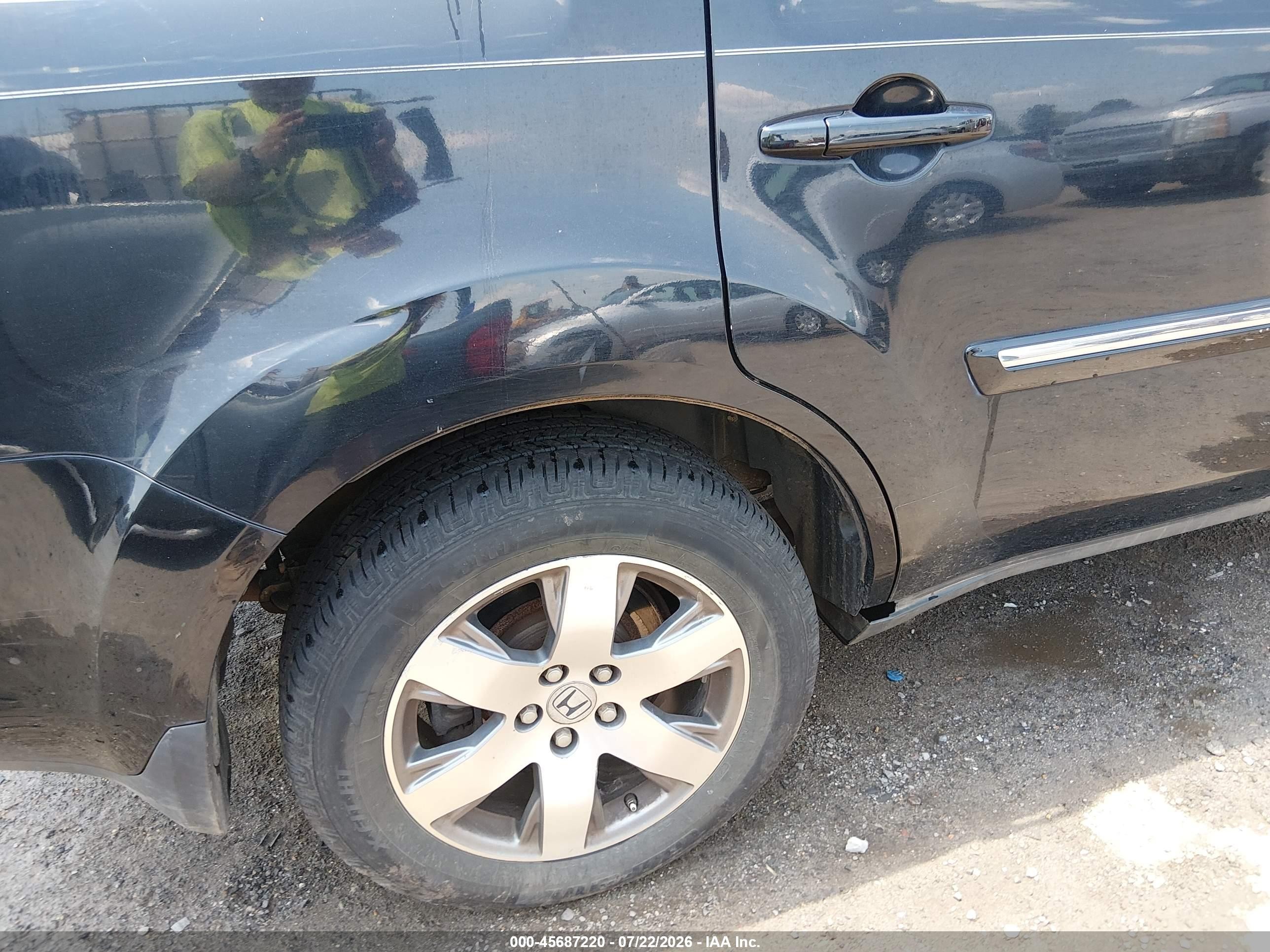 2015 Honda Pilot Touring Black vin: 5FNYF4H90FB039645