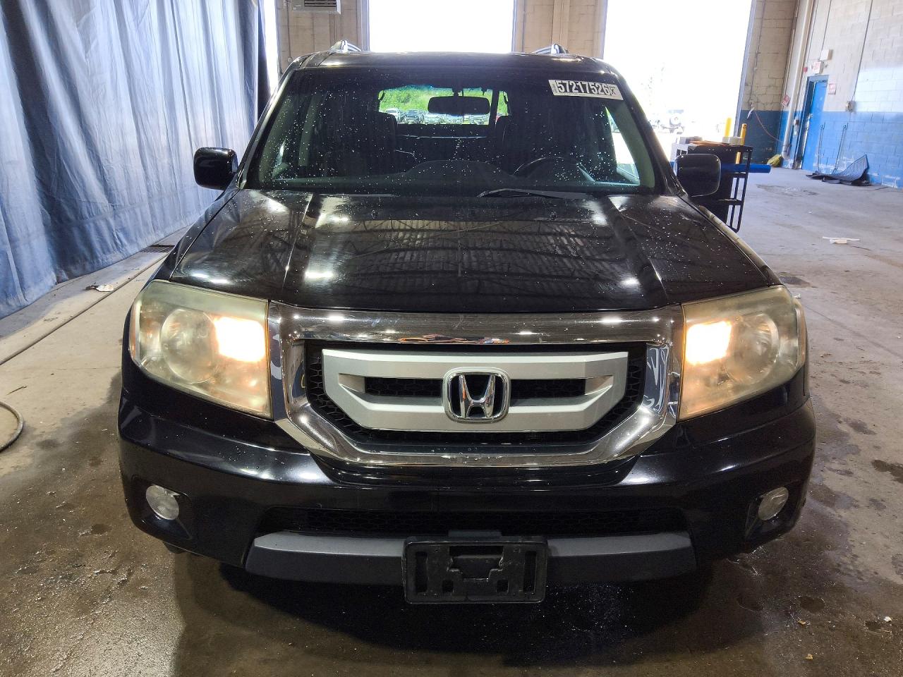 2010 Honda Pilot Touring Black vin: 5FNYF4H91AB502272