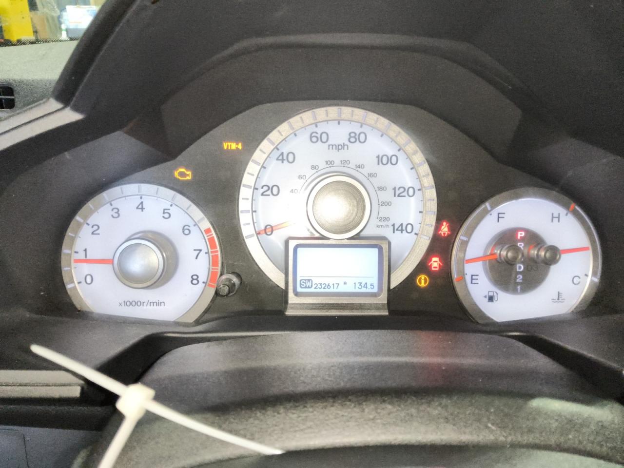 2010 Honda Pilot Touring Black vin: 5FNYF4H91AB502272 Damage: Warning Light - Engine, On, Unacceptable