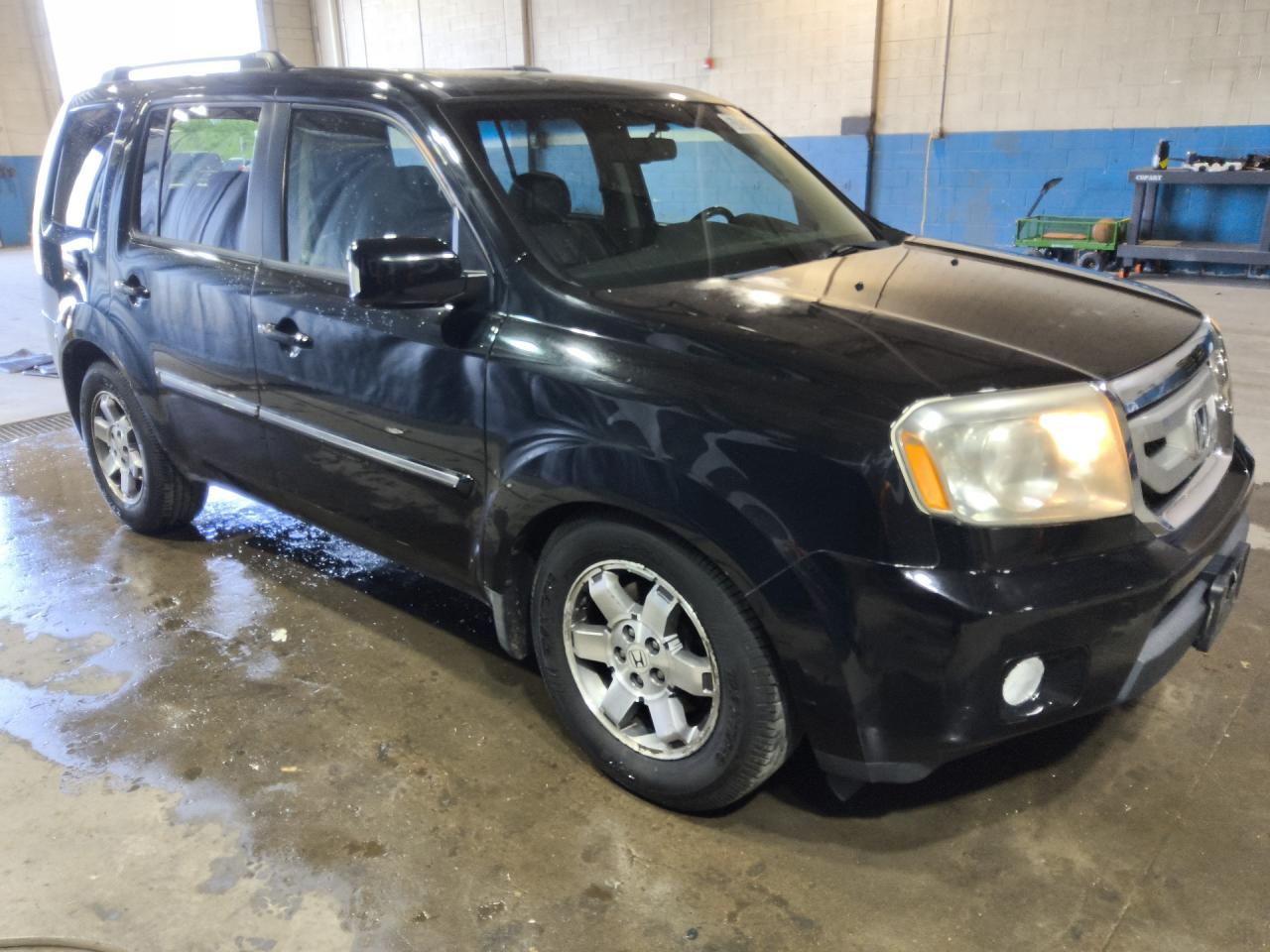 2010 Honda Pilot Touring Black vin: 5FNYF4H91AB502272 Damage: Power Windows, Inoperable, Repair Required