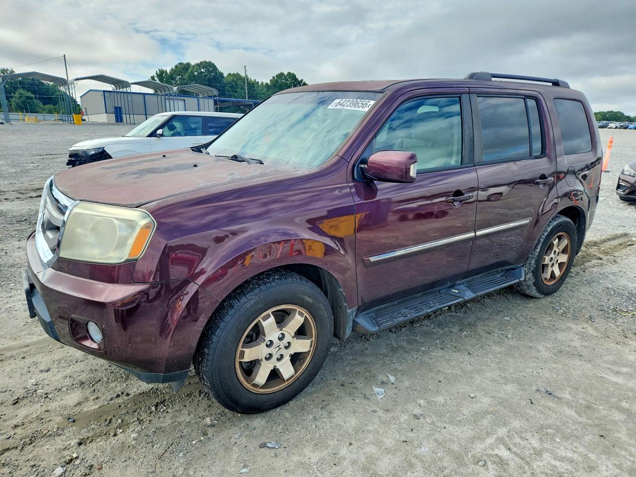 2011 Honda Pilot Touring Burgundy vin: 5FNYF4H91BB095751