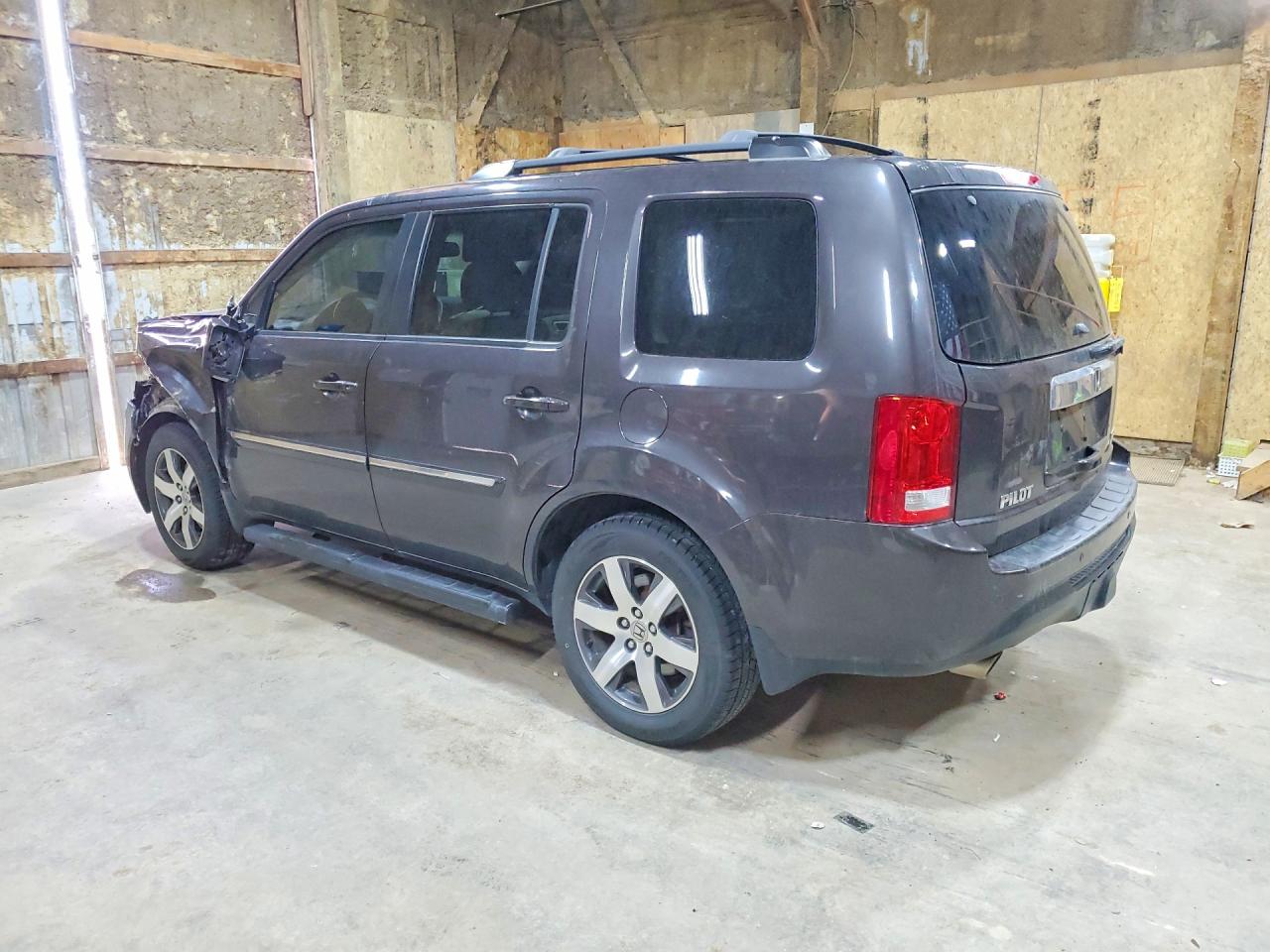 2012 Honda Pilot Touring Black vin: 5FNYF4H91CB058040