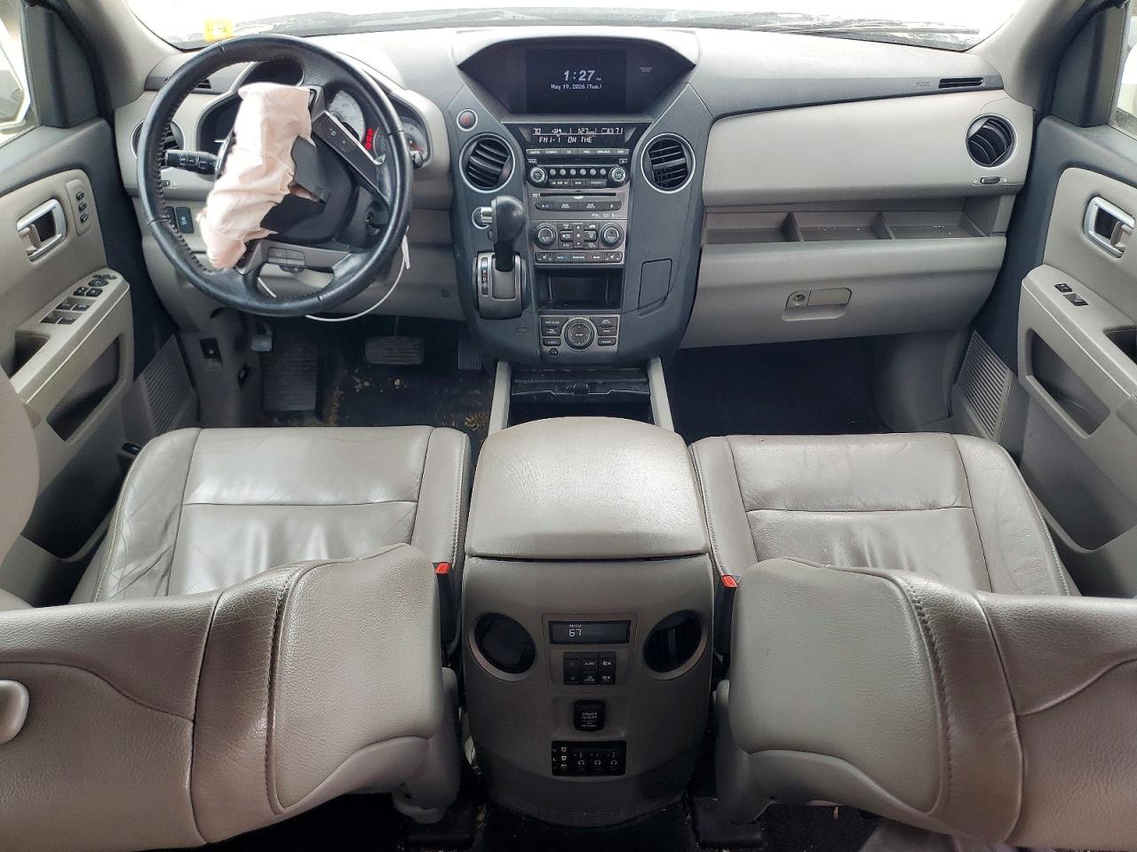 2012 Honda Pilot Touring Белый vin: 5FNYF4H91CB061374