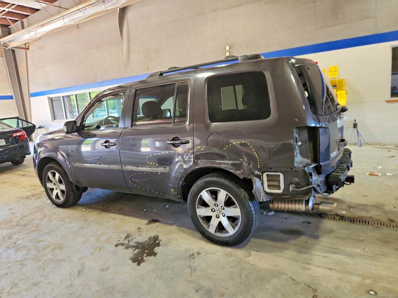 2012 Honda Pilot Touring Gray vin: 5FNYF4H91CB069989
