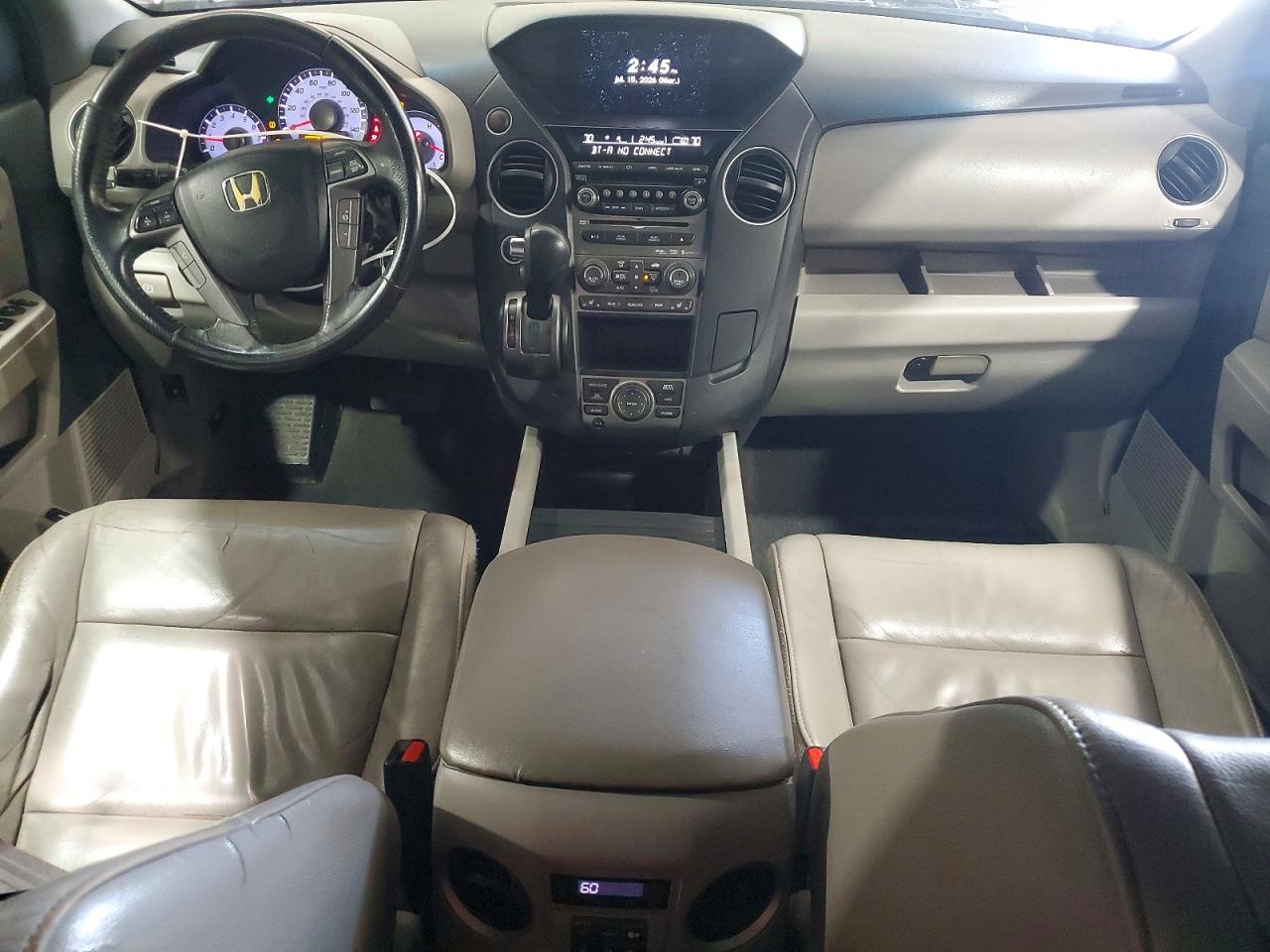 2012 Honda Pilot Touring White vin: 5FNYF4H91CB078885